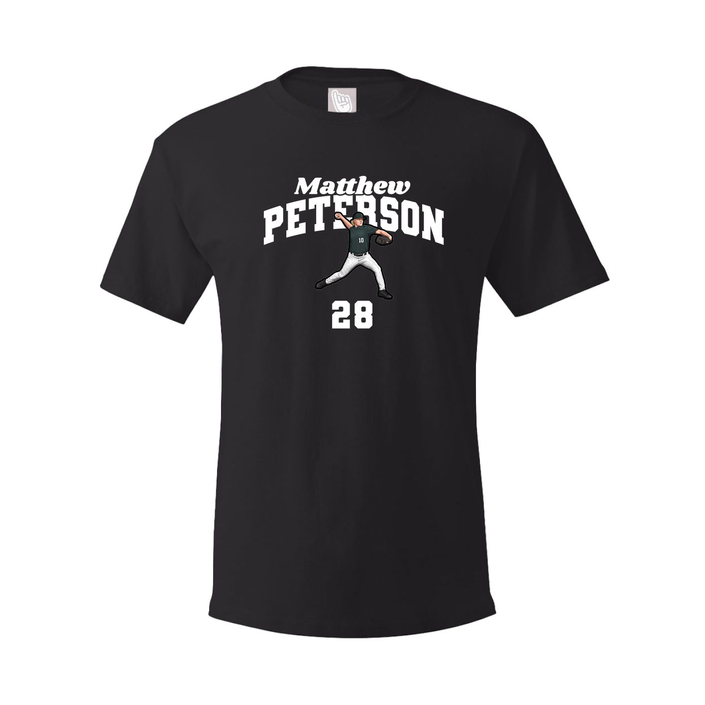 Youth Tee — Signature Arch in Black