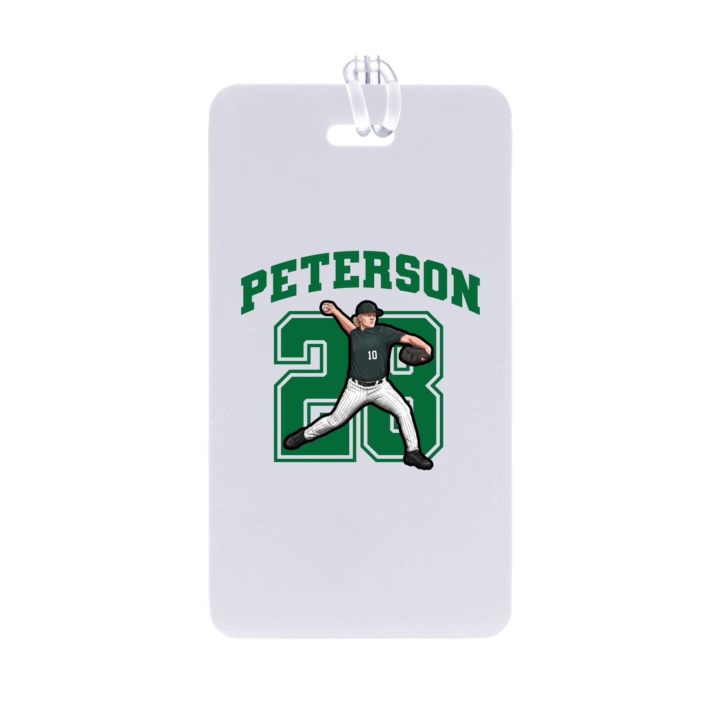 Bag Tag — Number in Classic