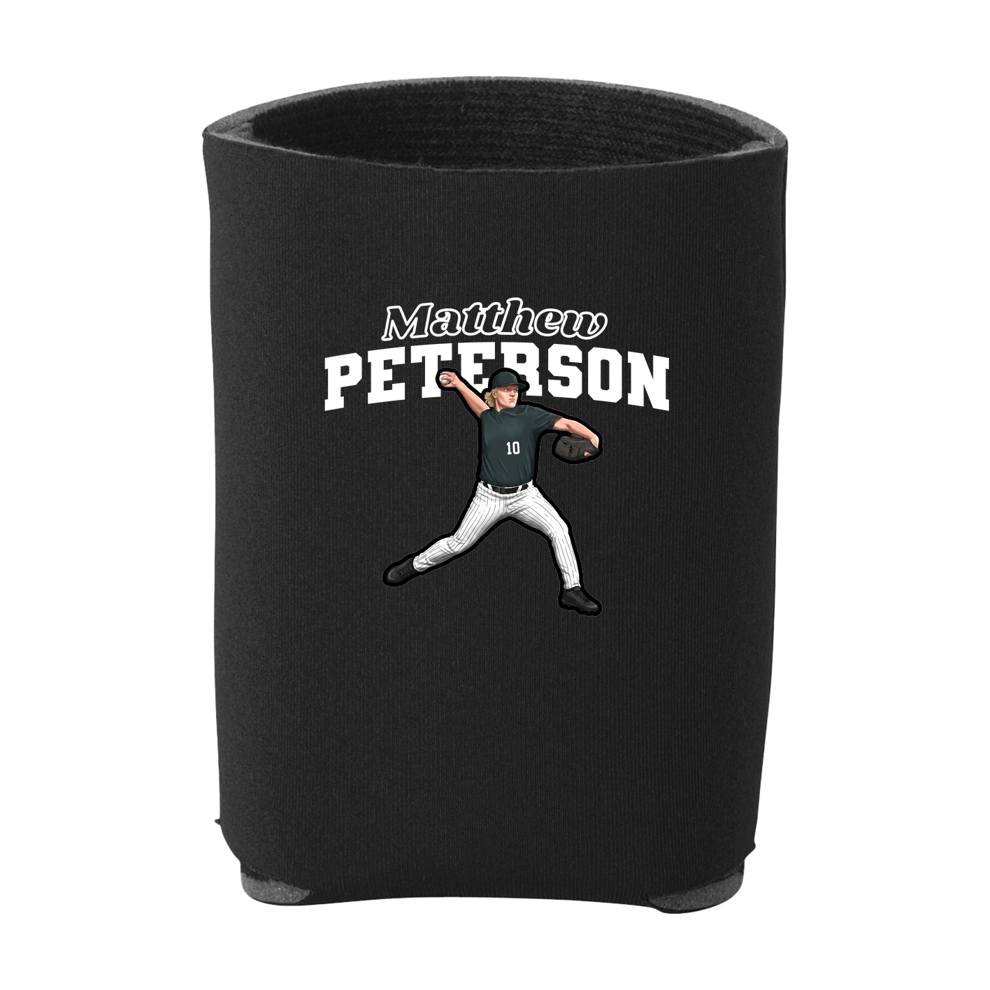 Can Holder — Name Arch in Black
