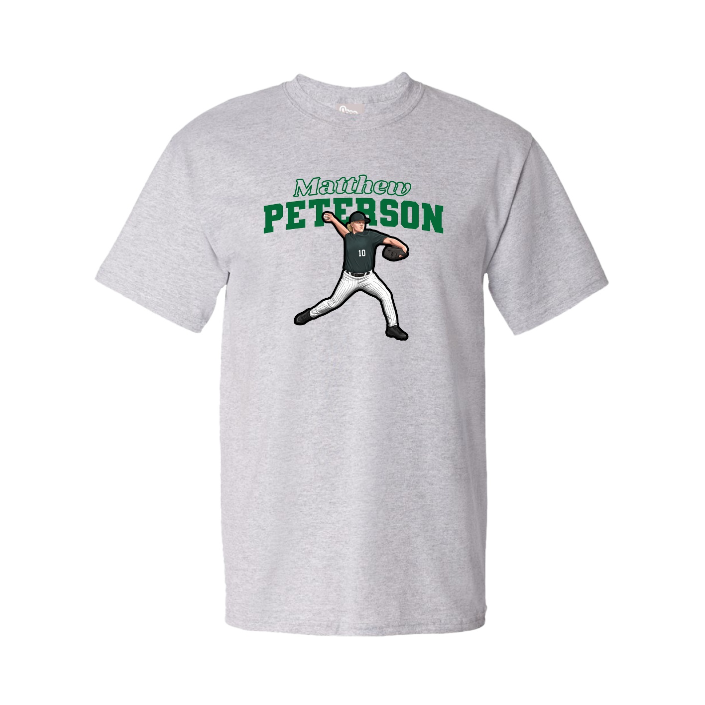 Tee — Name Arch in Grey
