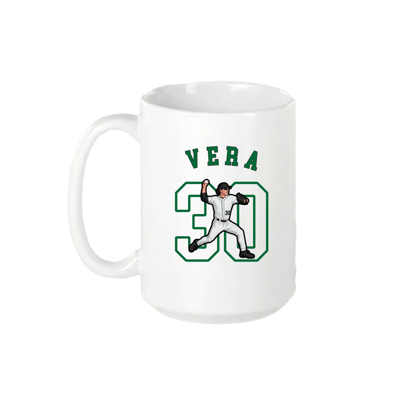 15oz Coffee Mug — Shirsey Arch in White