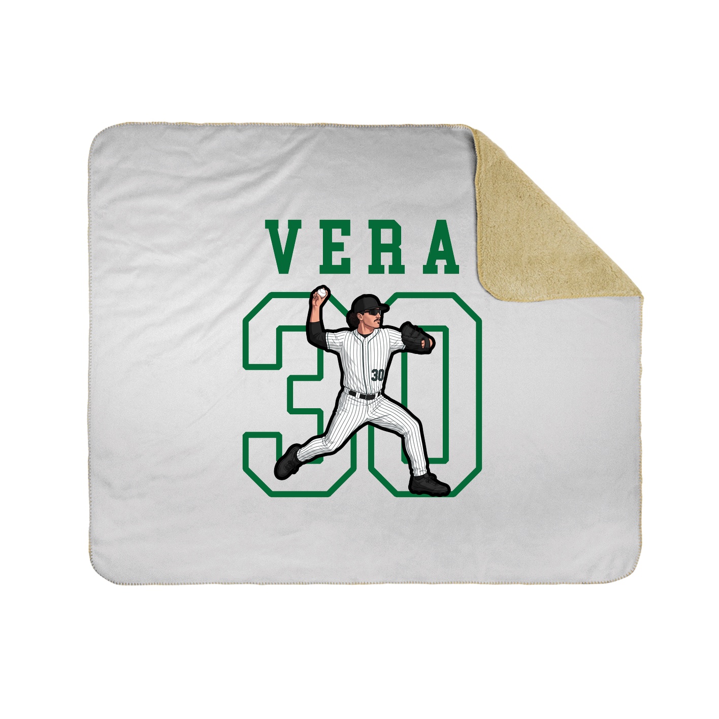 Throw Blanket — Shirsey in White