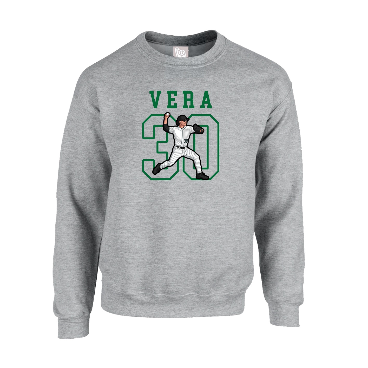 Fleece Crew — Shirsey in Grey
