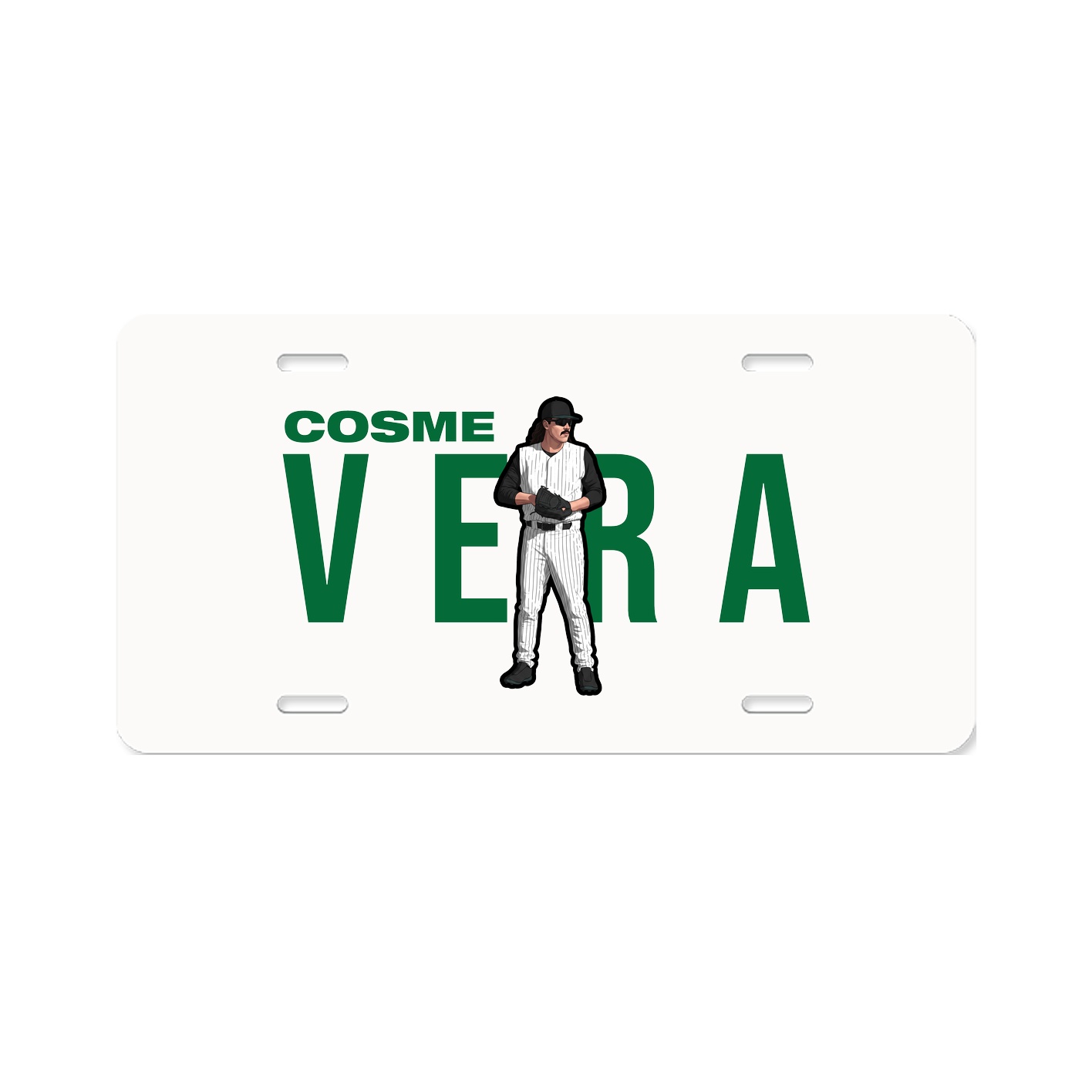License Plate — Player Name in Classic