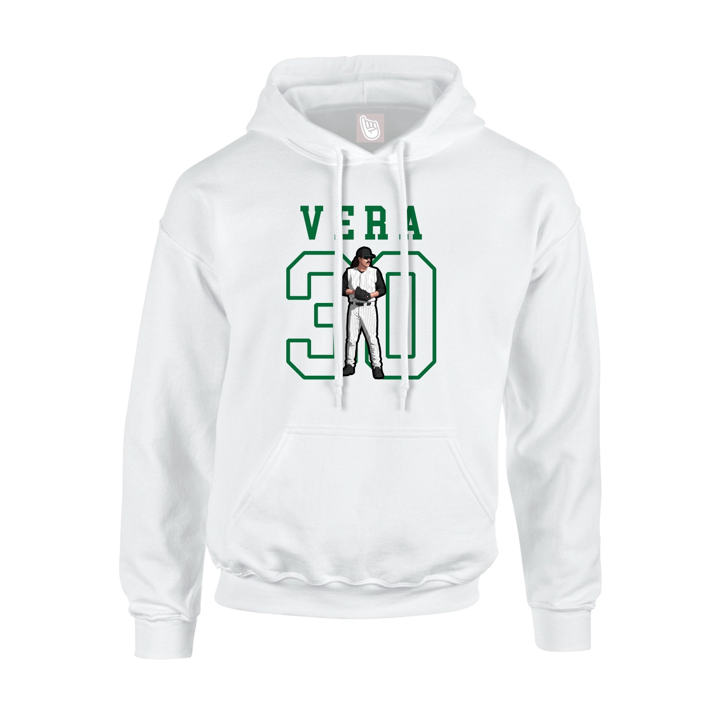 Hoodie — Shirsey in White