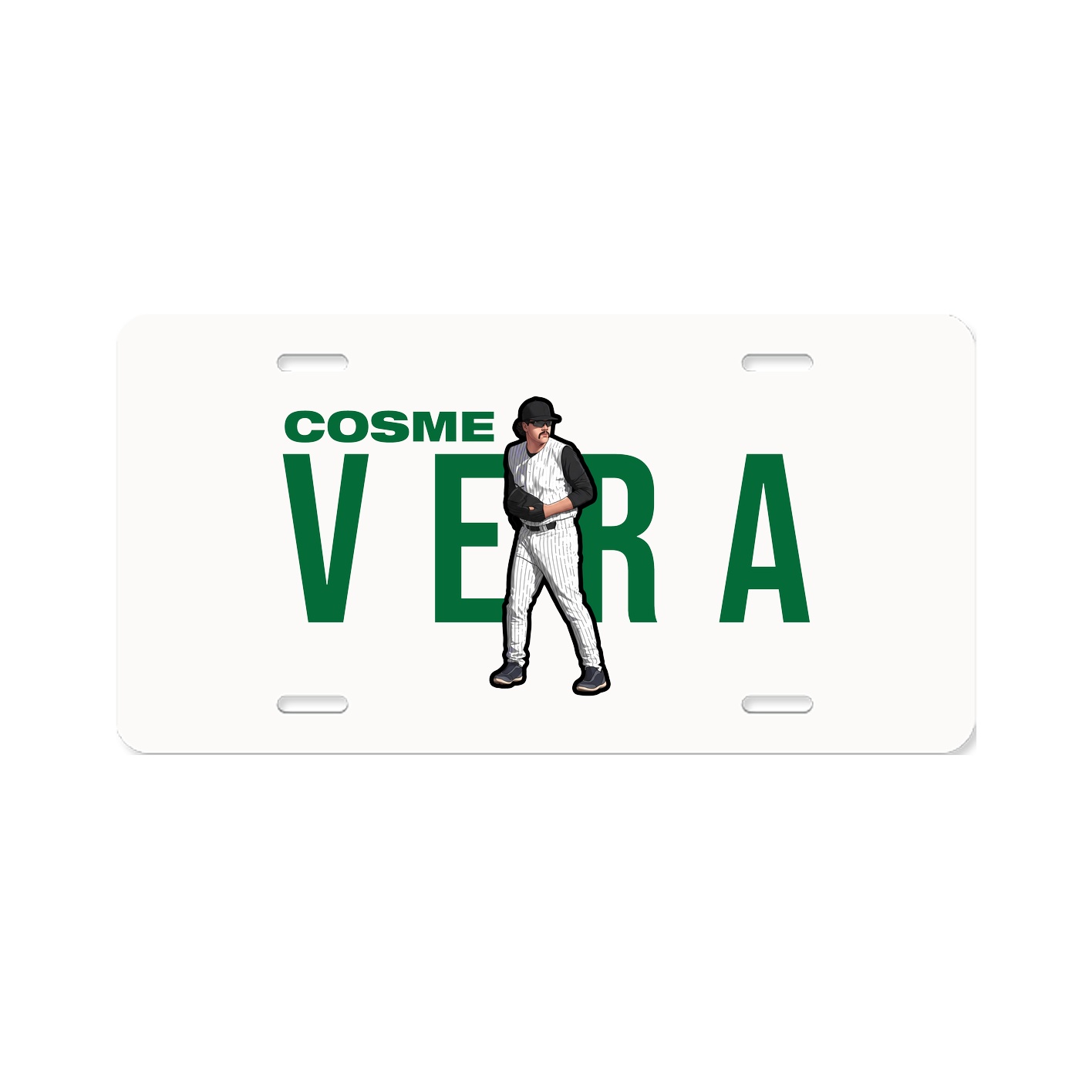 License Plate — Player Name in Classic