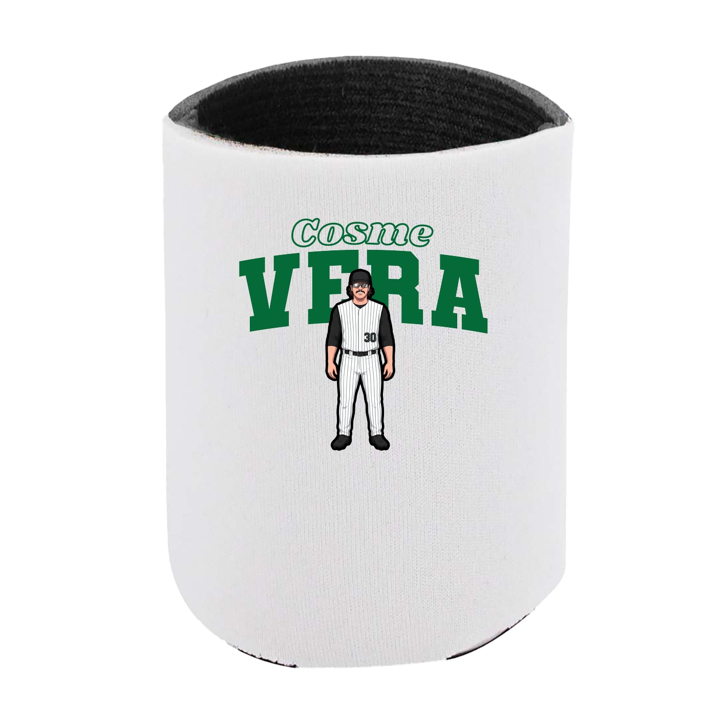Can Holder — Name Arch in White