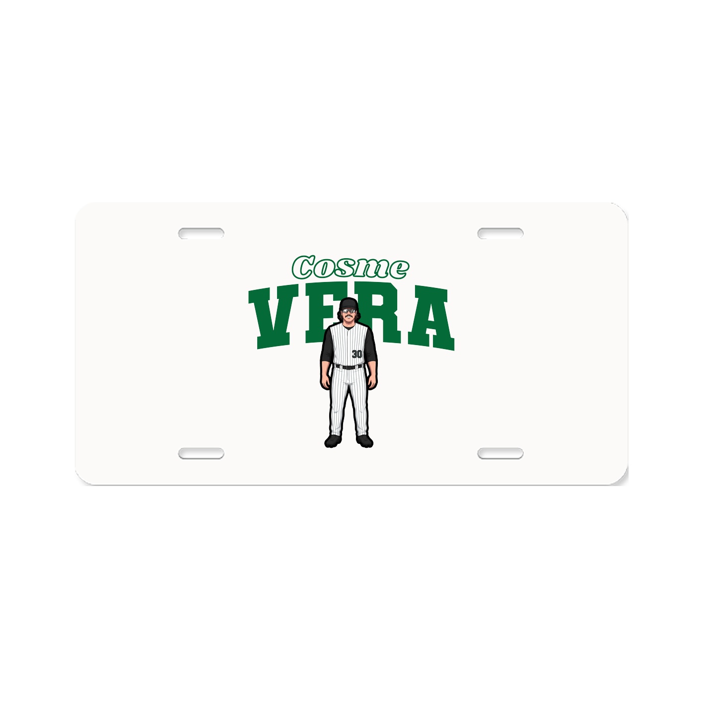 License Plate — Name Arch in Classic