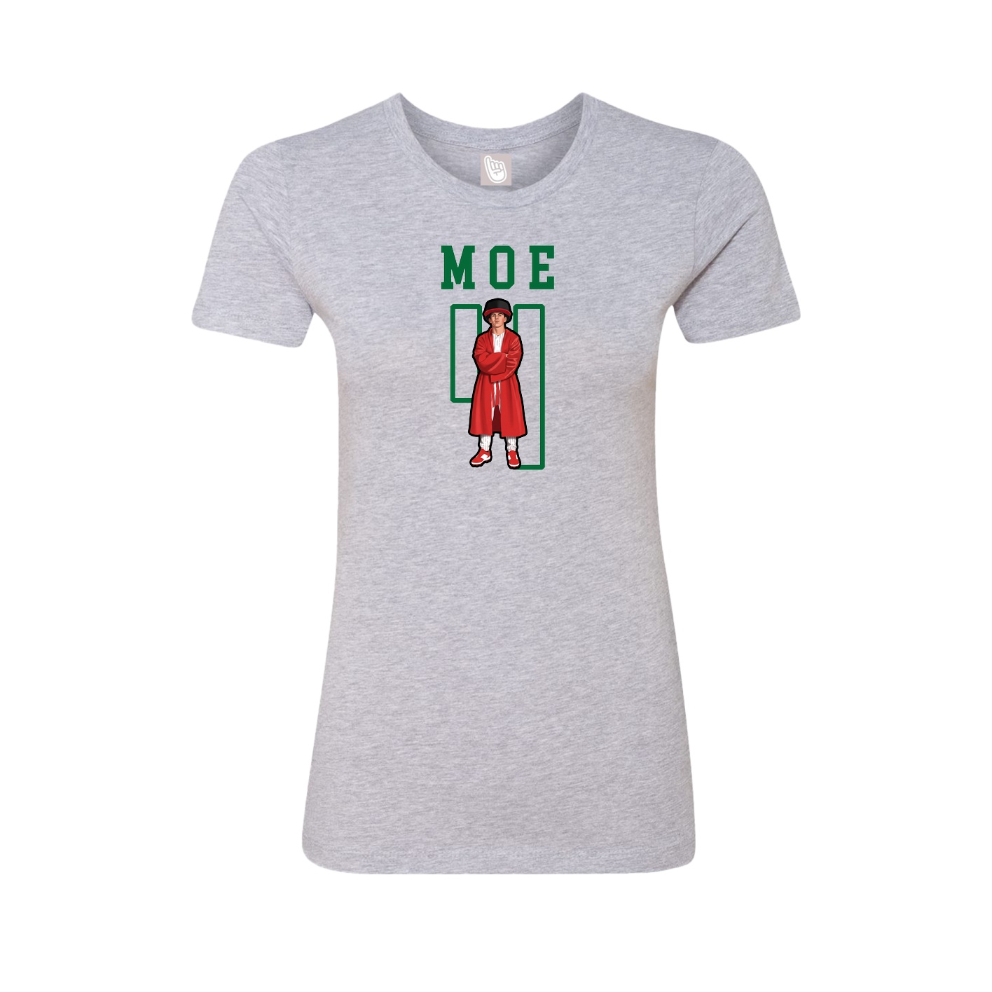 Fitted Women's Tee — Shirsey in Grey