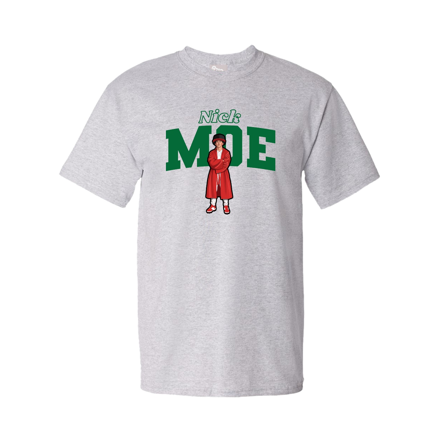 Tee — Name Arch in Grey