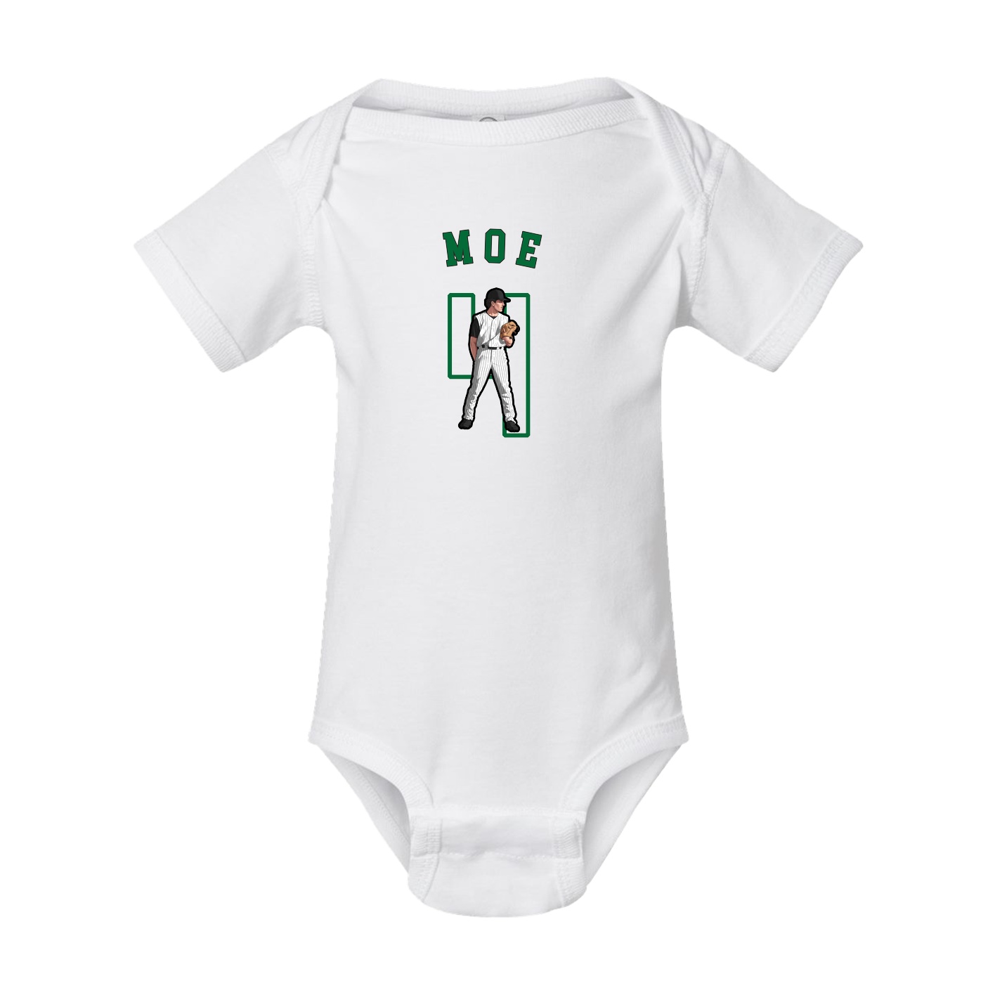 Baby Onesie — Shirsey Arch in White