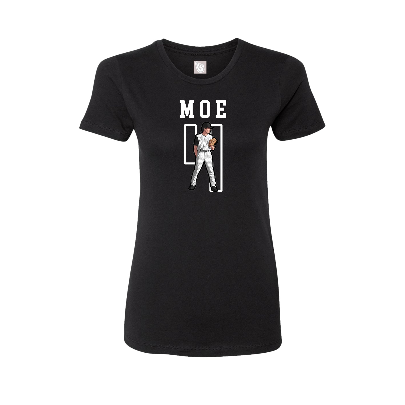 Fitted Women's Tee — Shirsey in Black