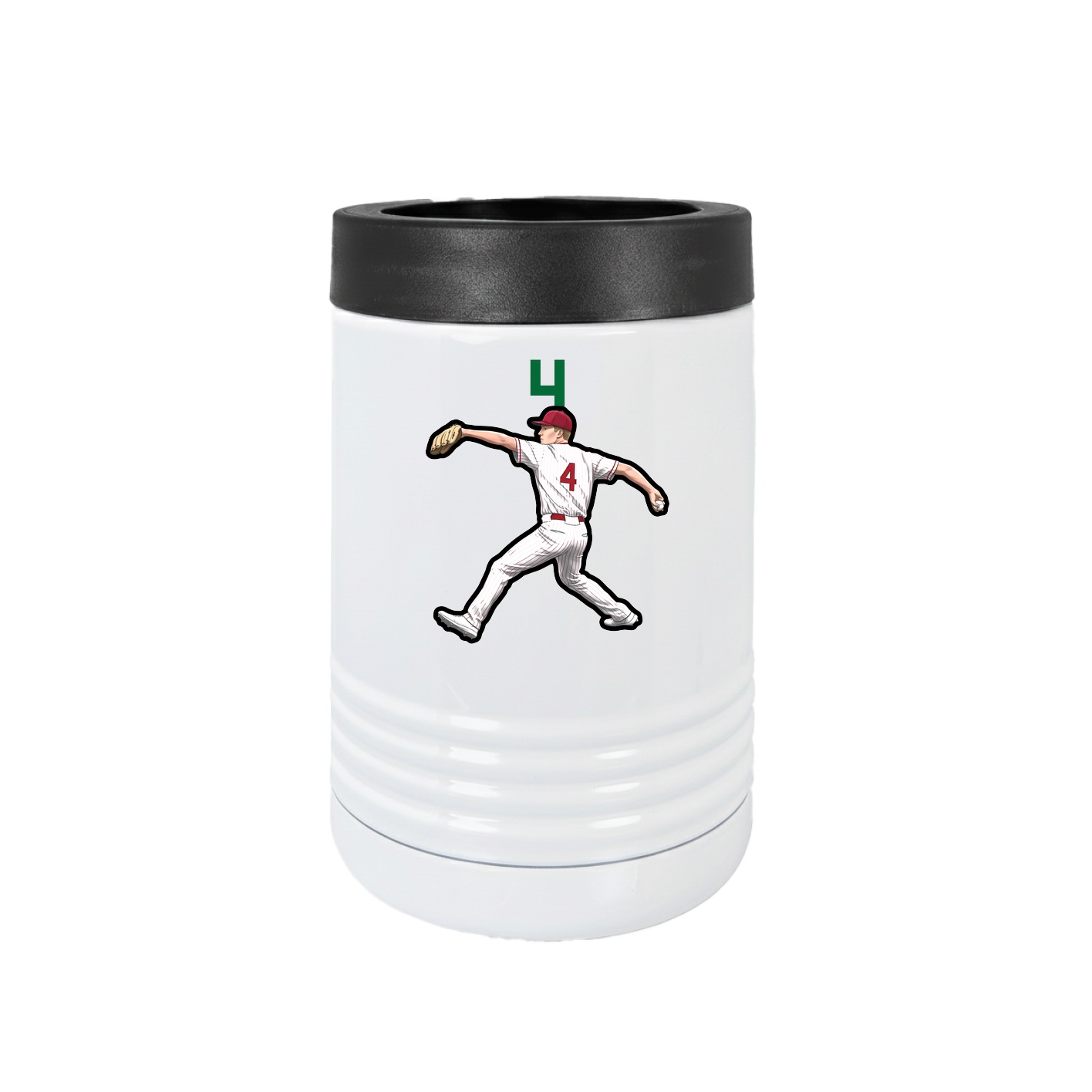 Beverage Holder — Number Top in White