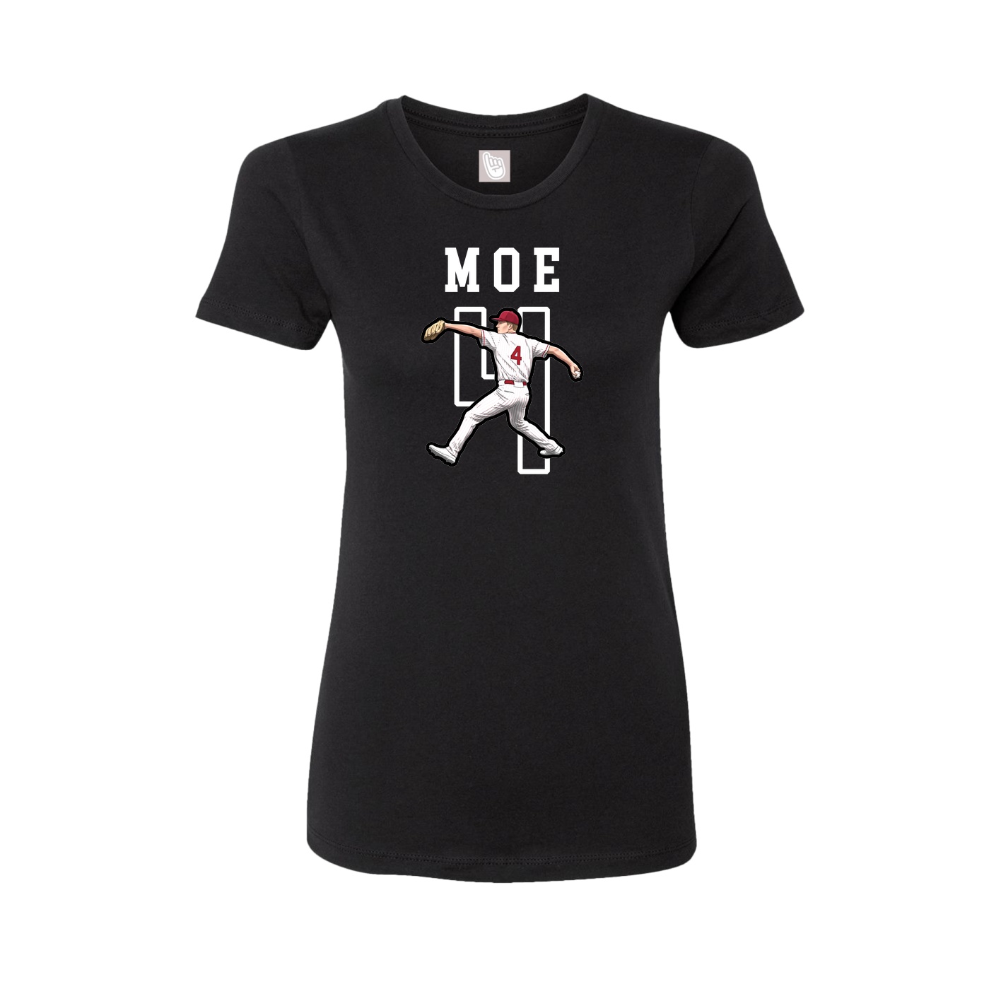 Fitted Women's Tee — Shirsey in Black