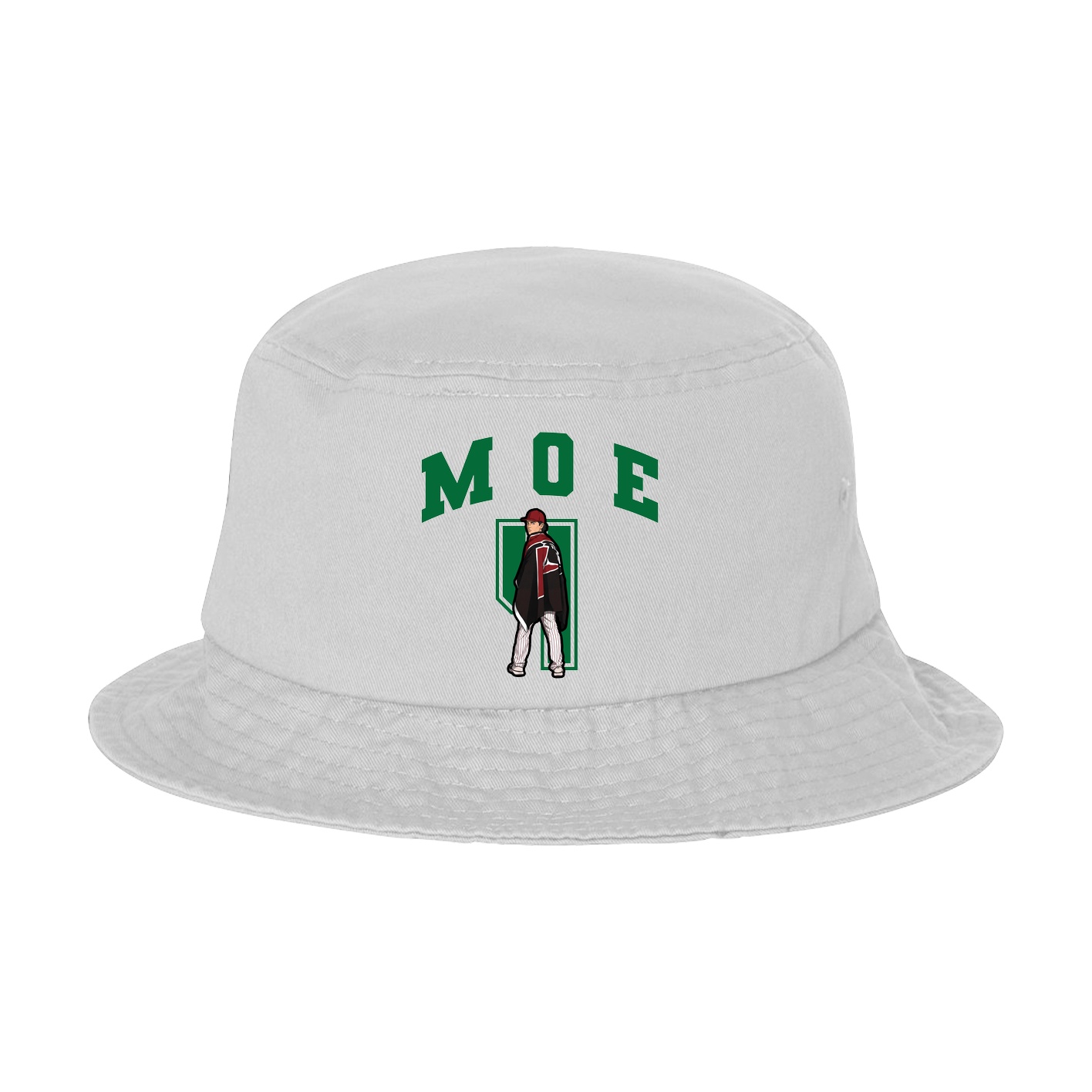 Bucket Cap — Number in White