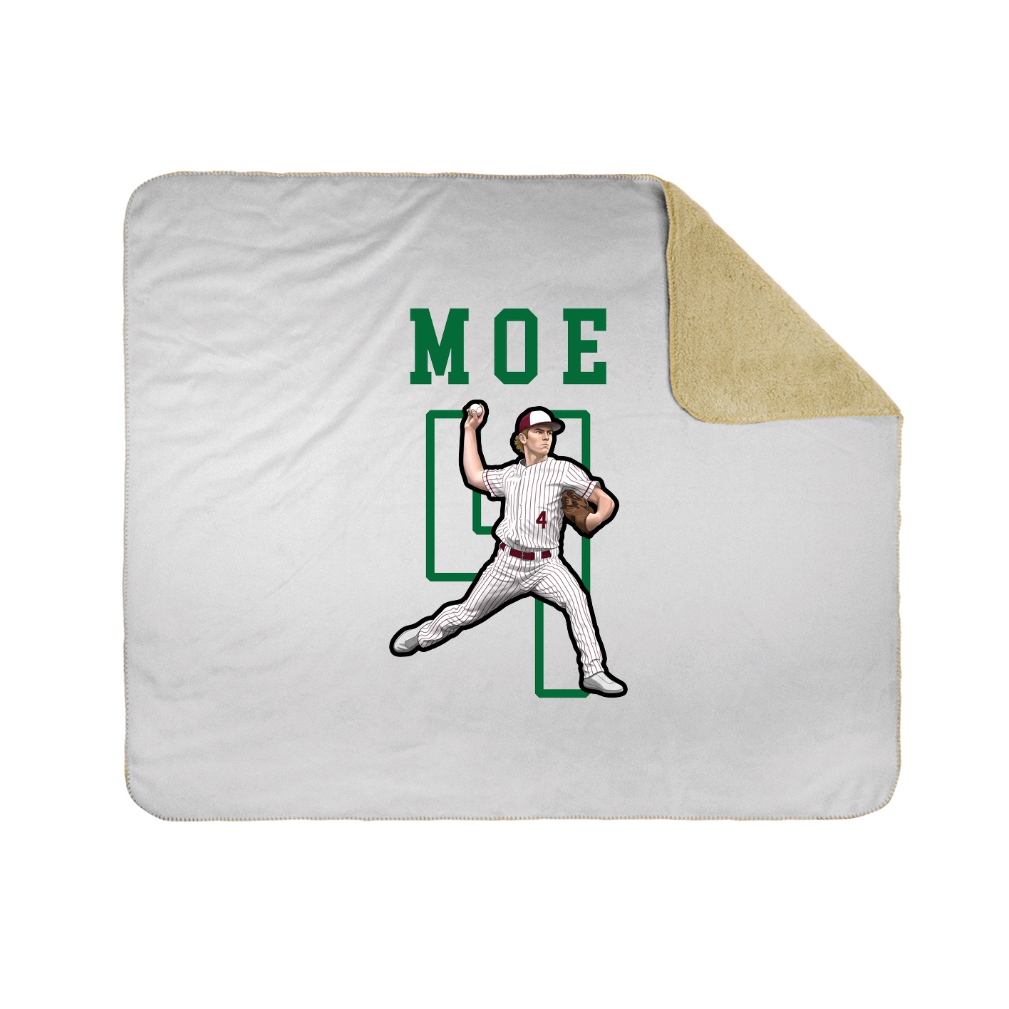 Throw Blanket — Shirsey in White