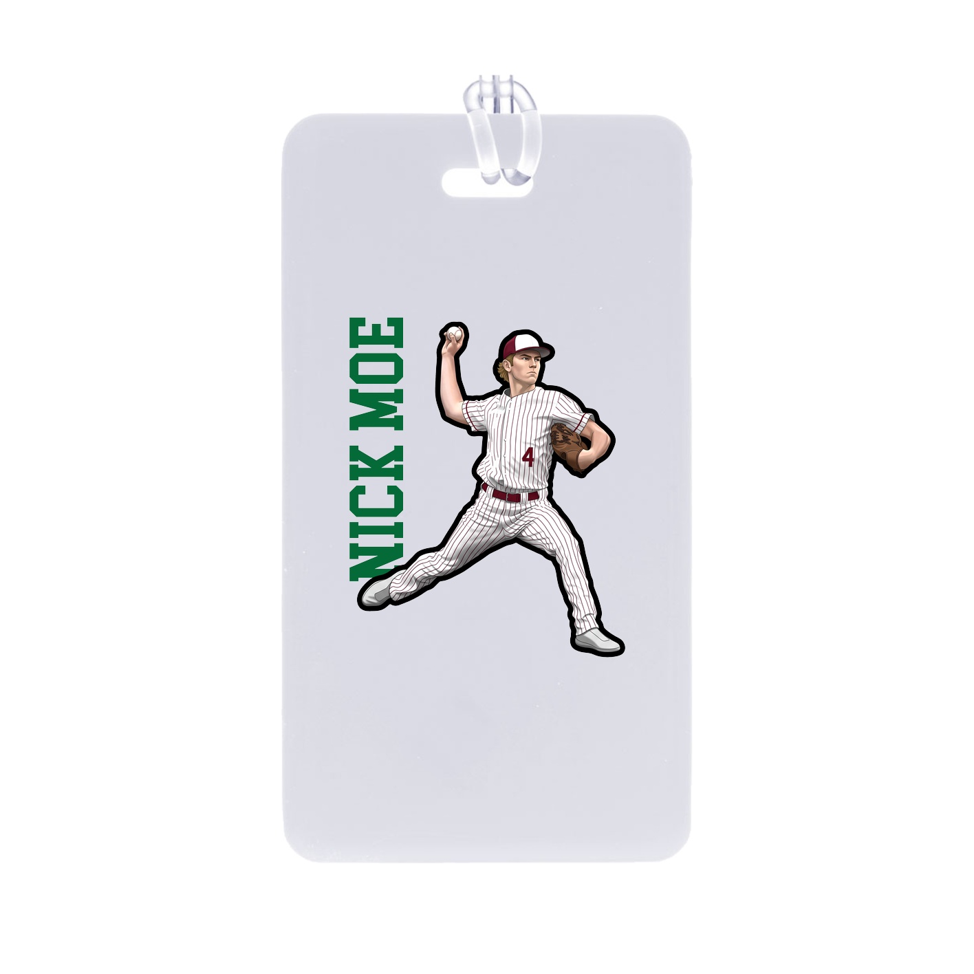 Bag Tag — Name Vertical in Classic
