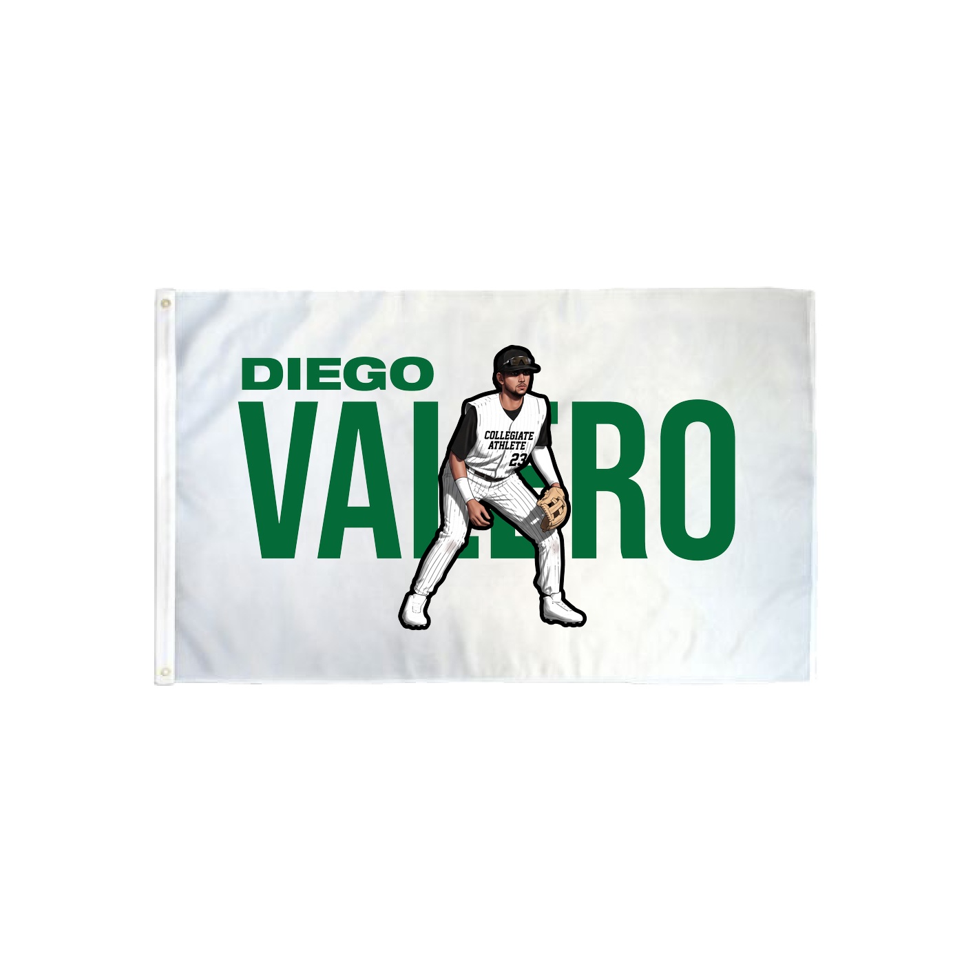 3x5 Flag — Player Name in Classic