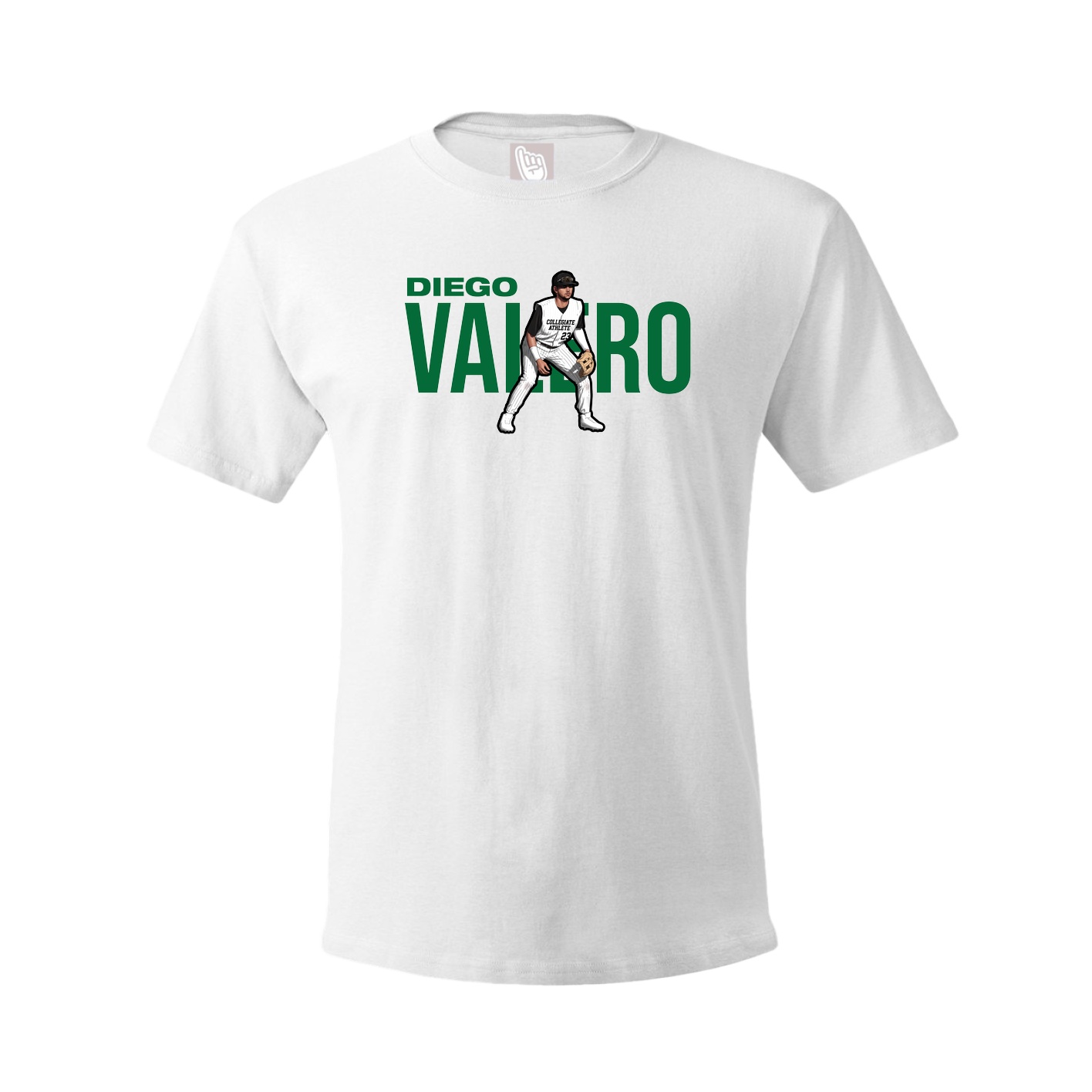 Youth Tee — Player Name in White