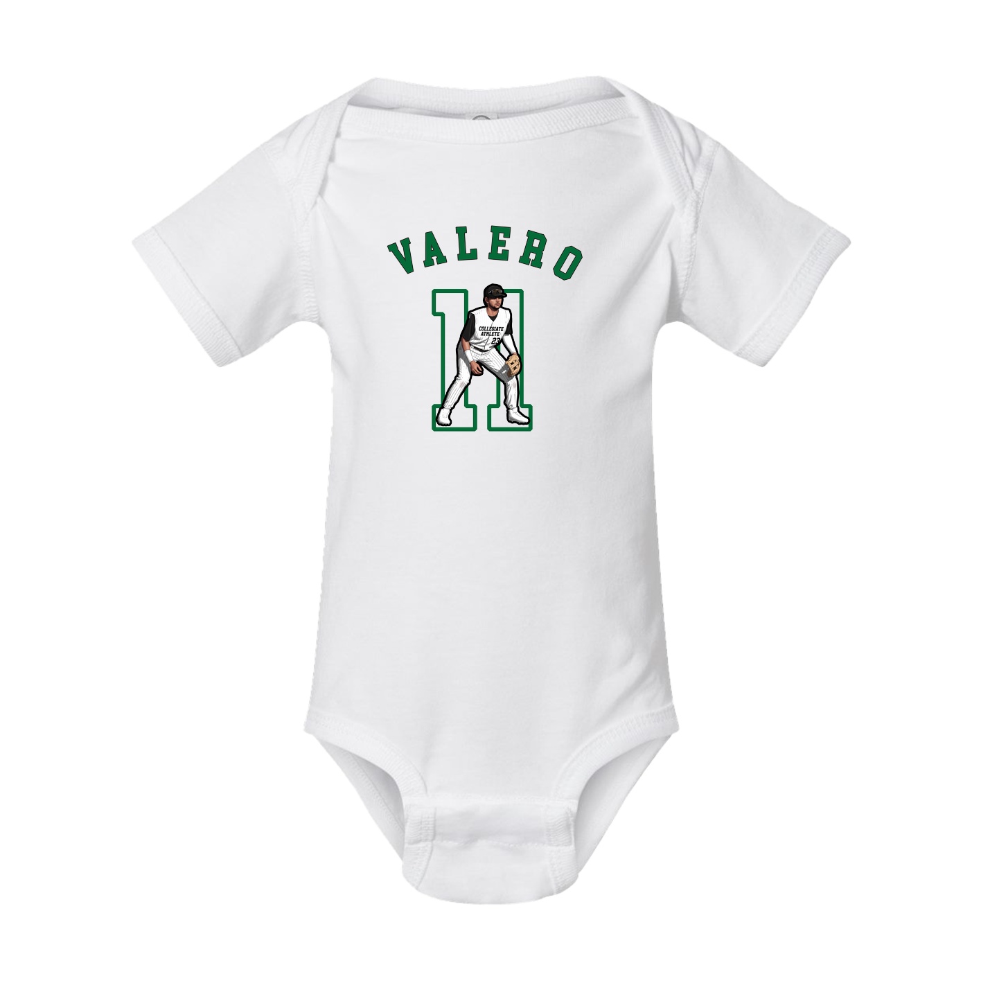 Baby Onesie — Shirsey Arch in White
