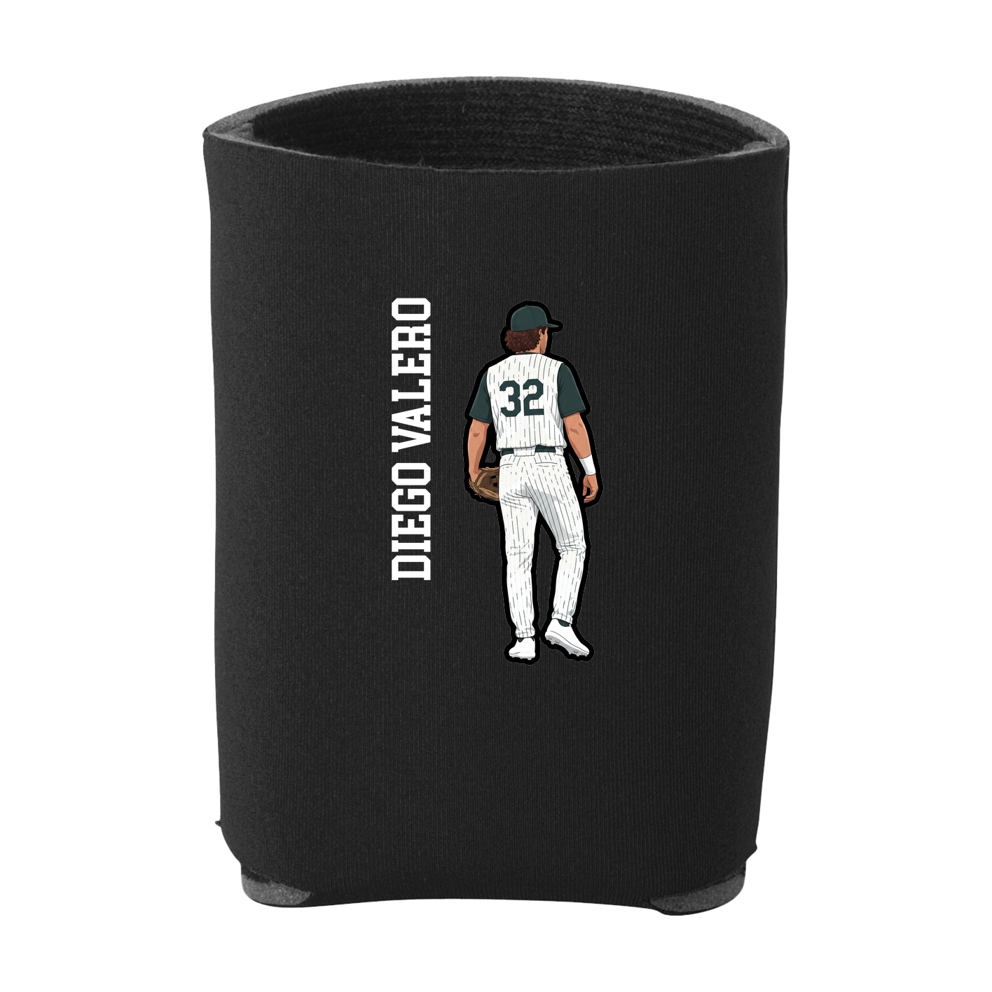 Can Holder — Name Vertical in Black