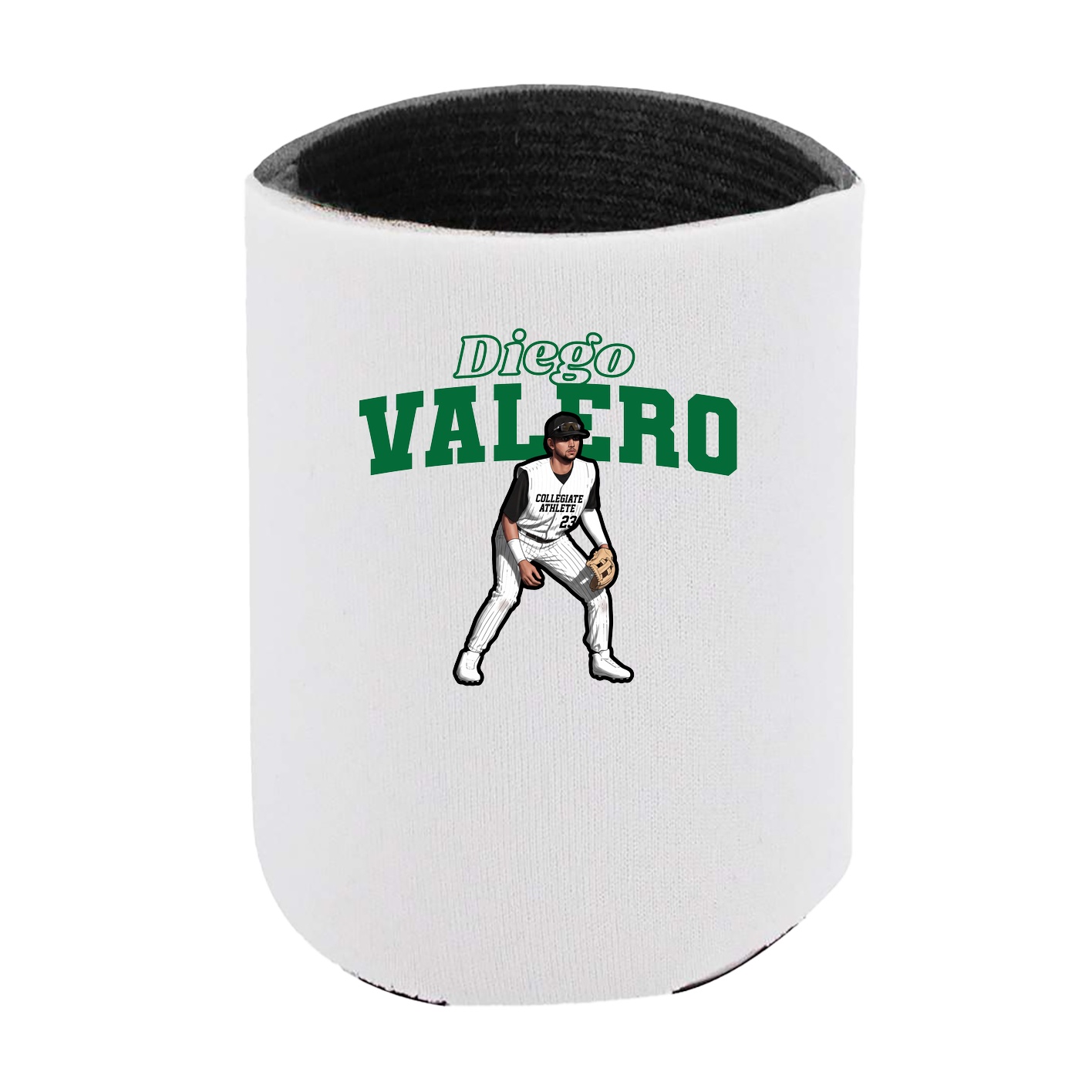 Can Holder — Name Arch in White