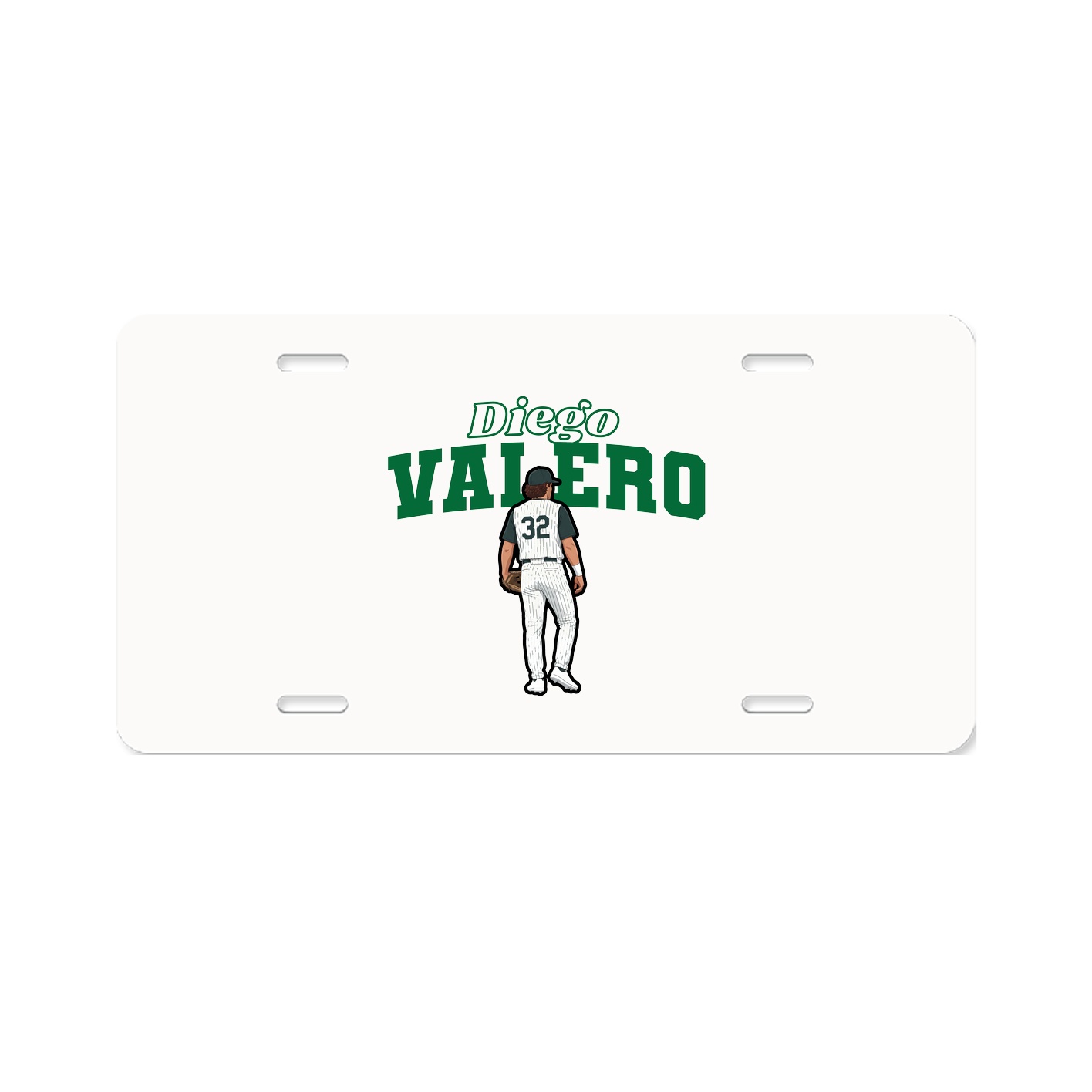 License Plate — Name Arch in Classic