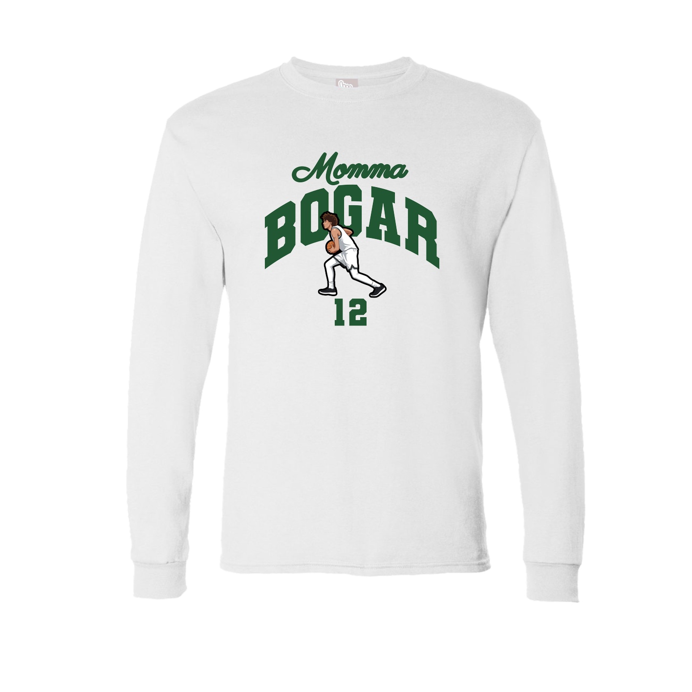 Long Sleeve Tee — Mothers Day Arch in White