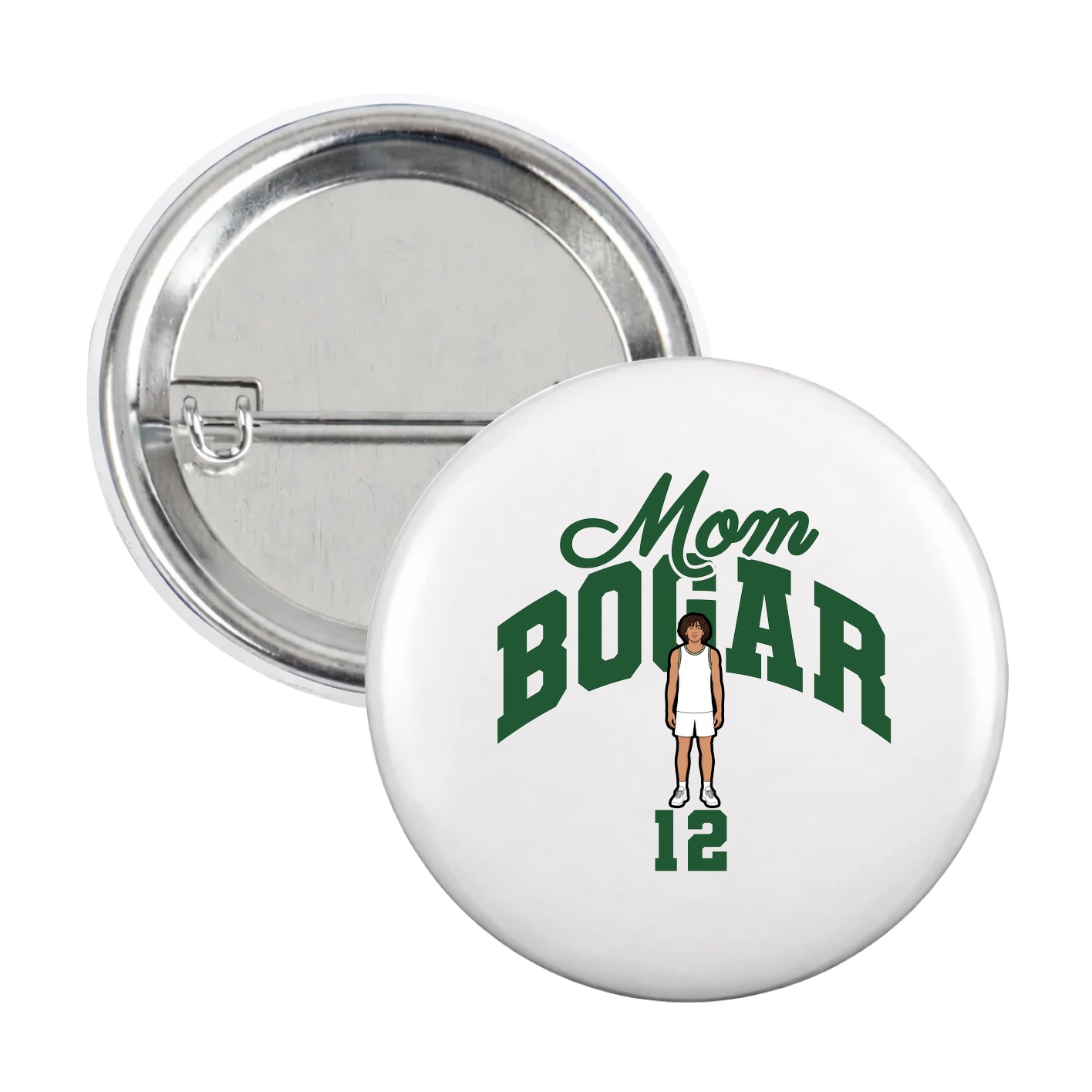 Game Day Button — Mothers Day Arch in White