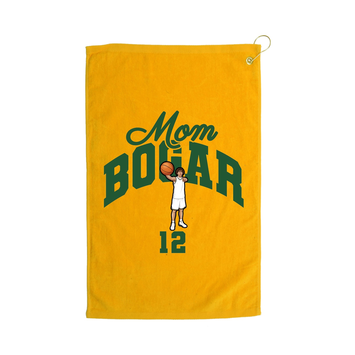 Golf Towel — Mothers Day Arch in Gold