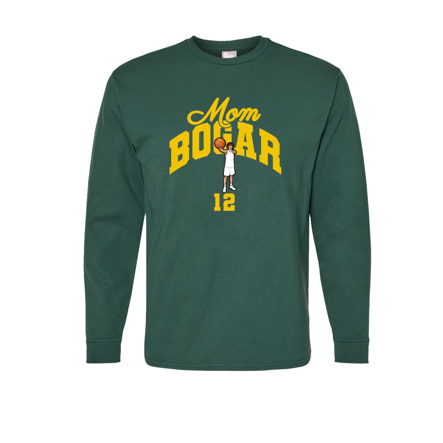 Long Sleeve Tee — Mothers Day Arch in Green