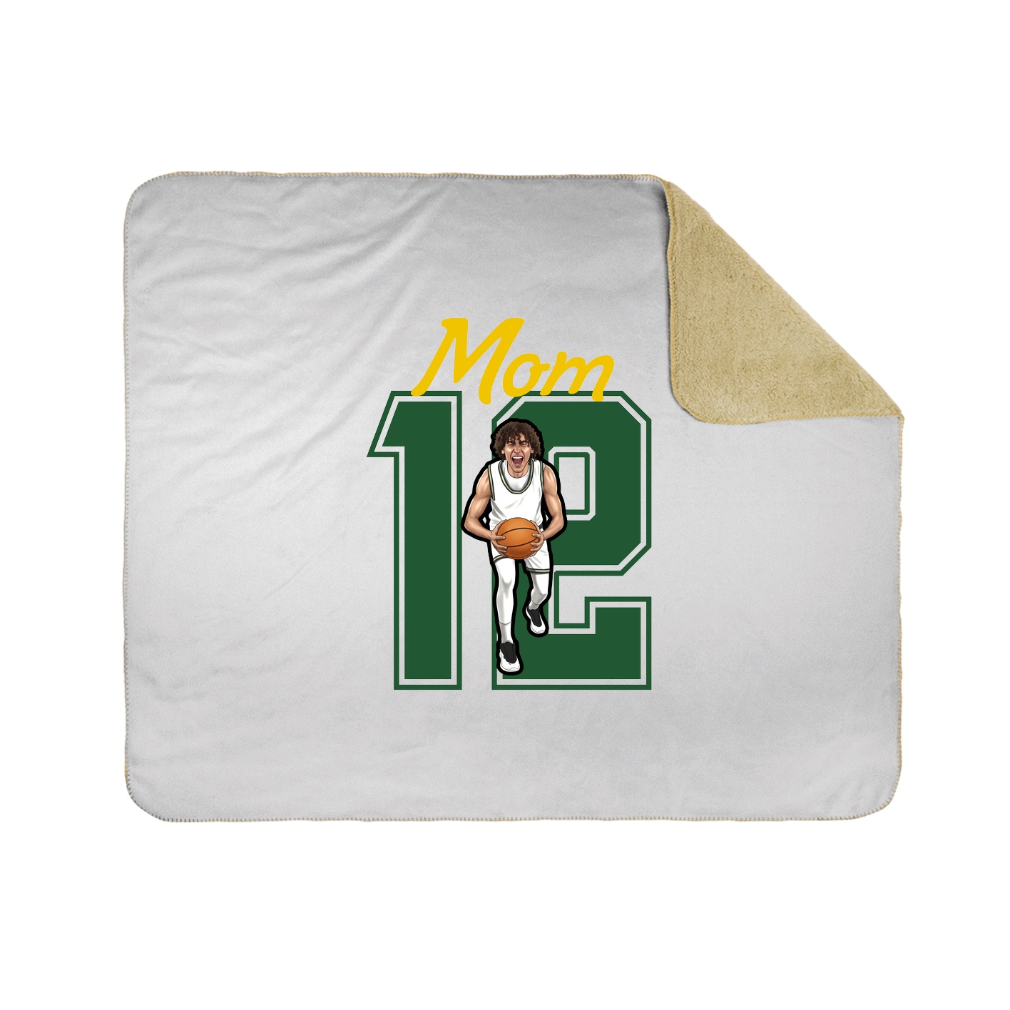 Throw Blanket — Mothers Day Shirsey in White