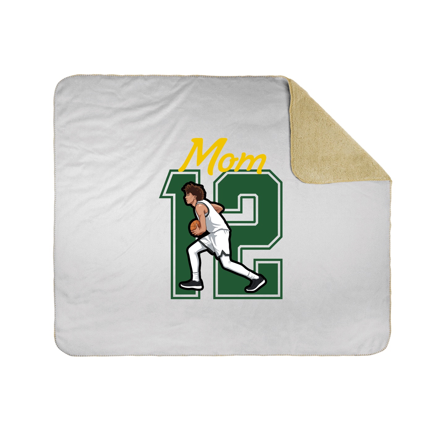 Throw Blanket — Mothers Day Shirsey in White