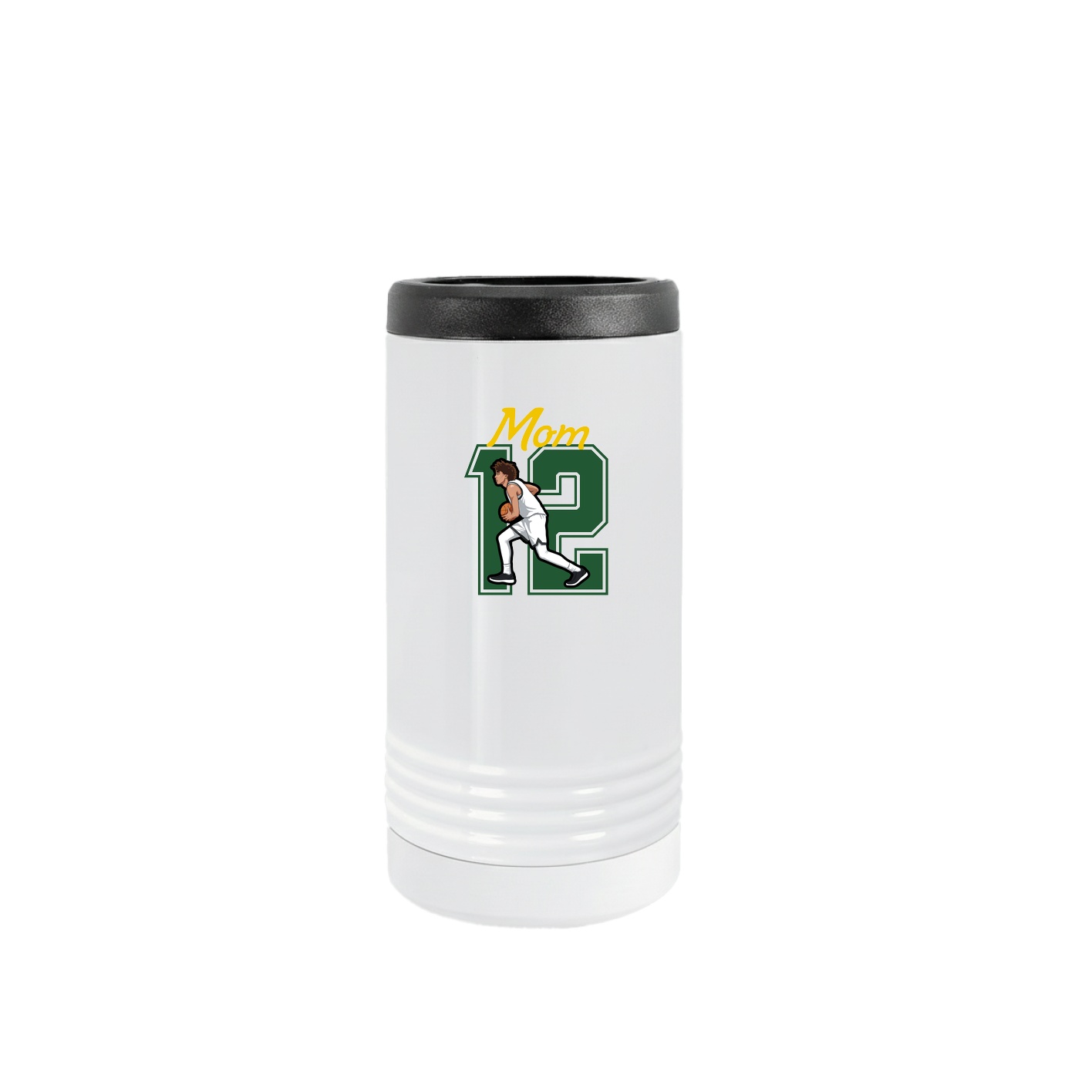 Slim Beverage Holder — Mothers Day Shirsey in White