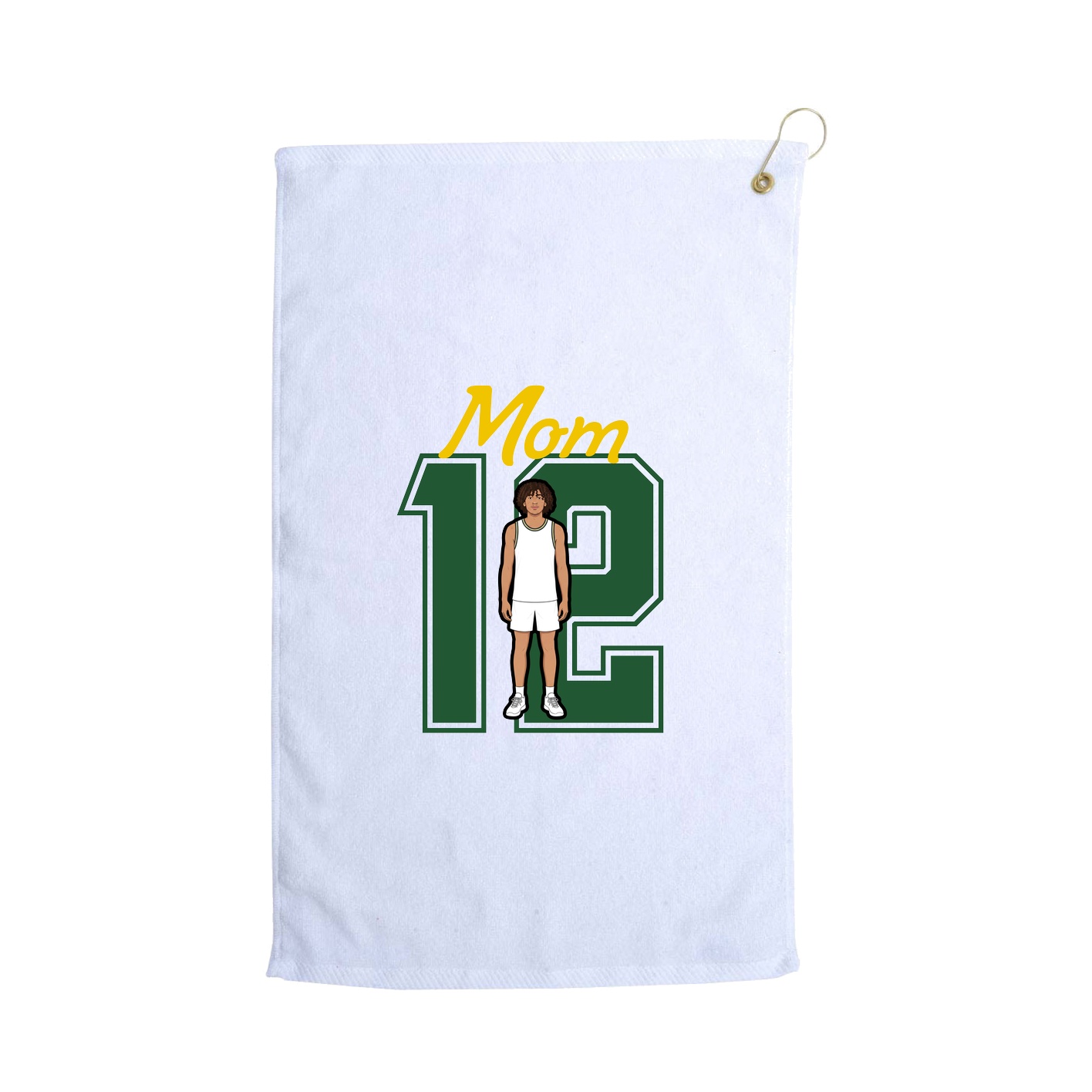 Golf Towel — Mothers Day Shirsey in White