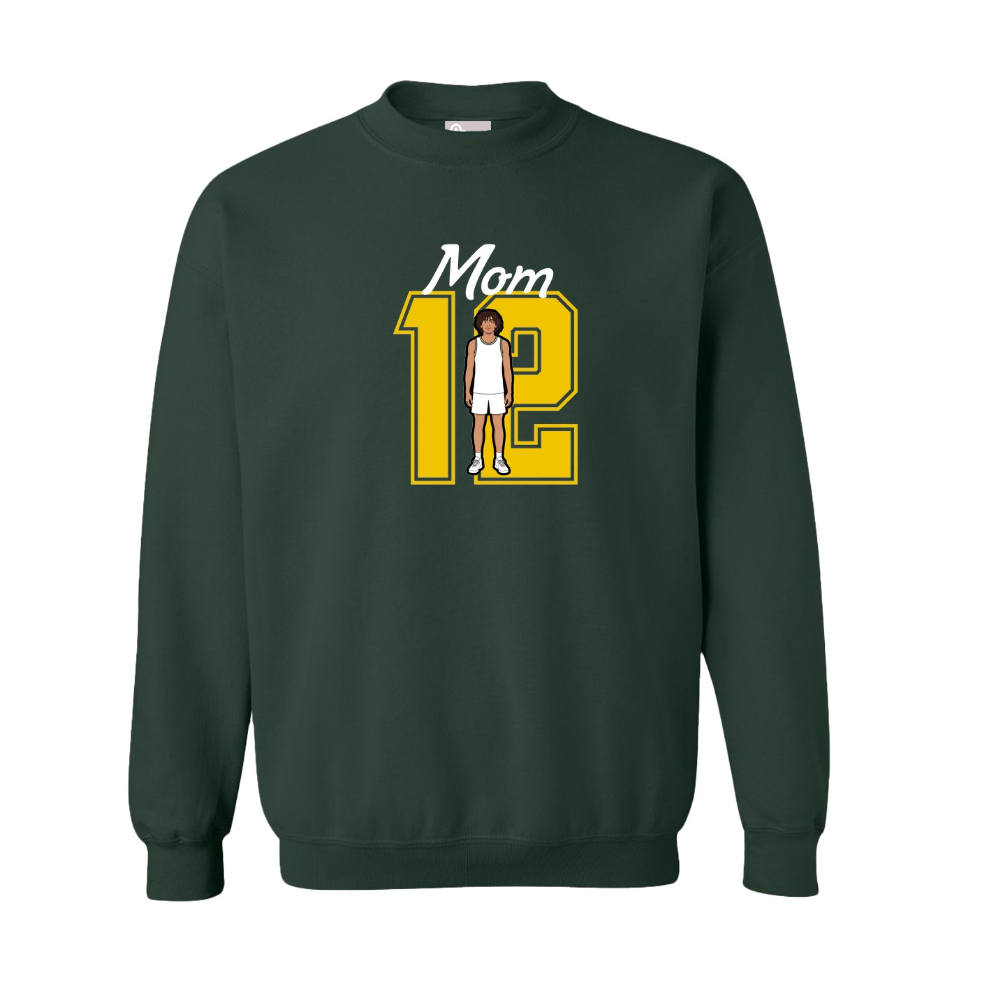 Fleece Crew — Mothers Day Shirsey in Green