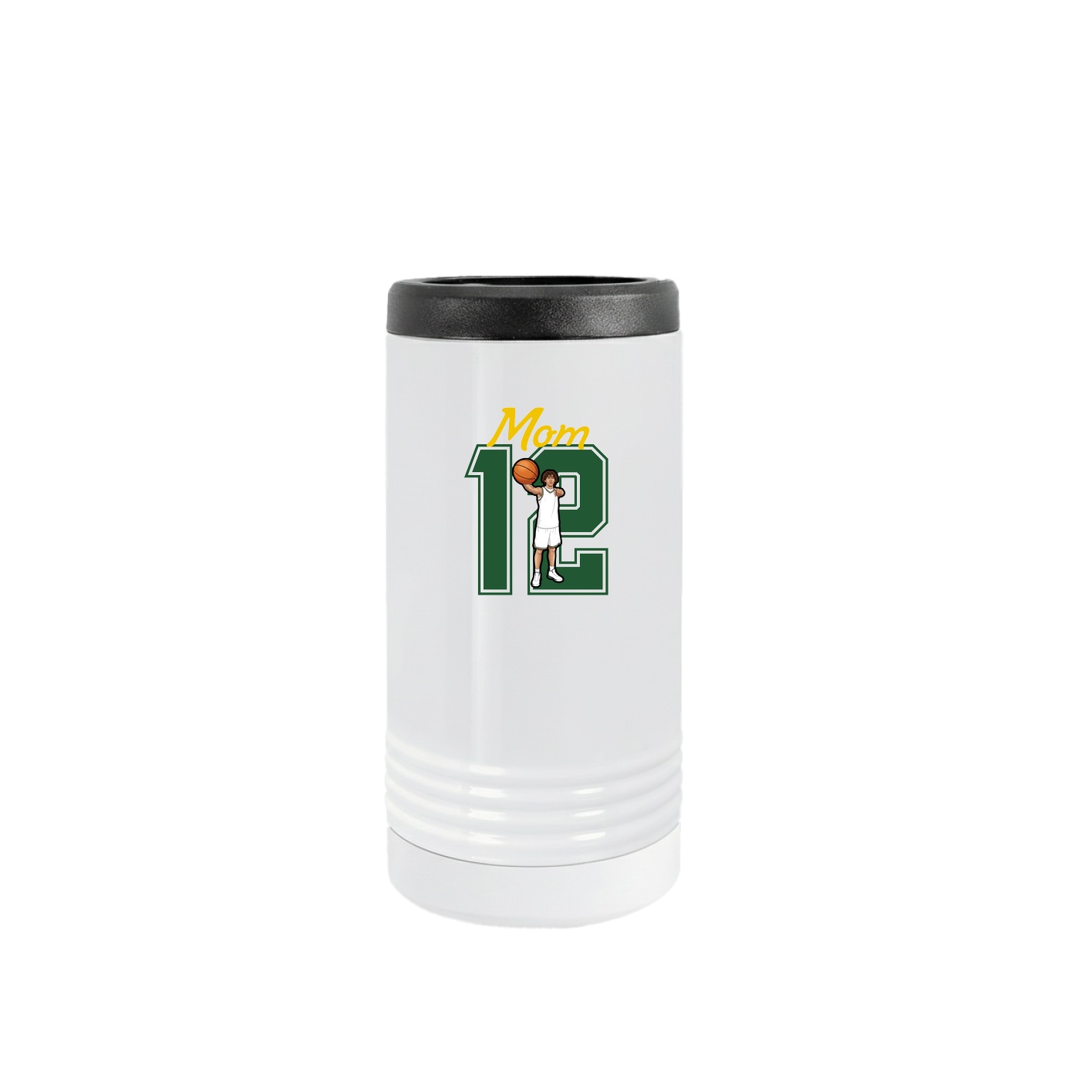Slim Beverage Holder — Mothers Day Shirsey in White