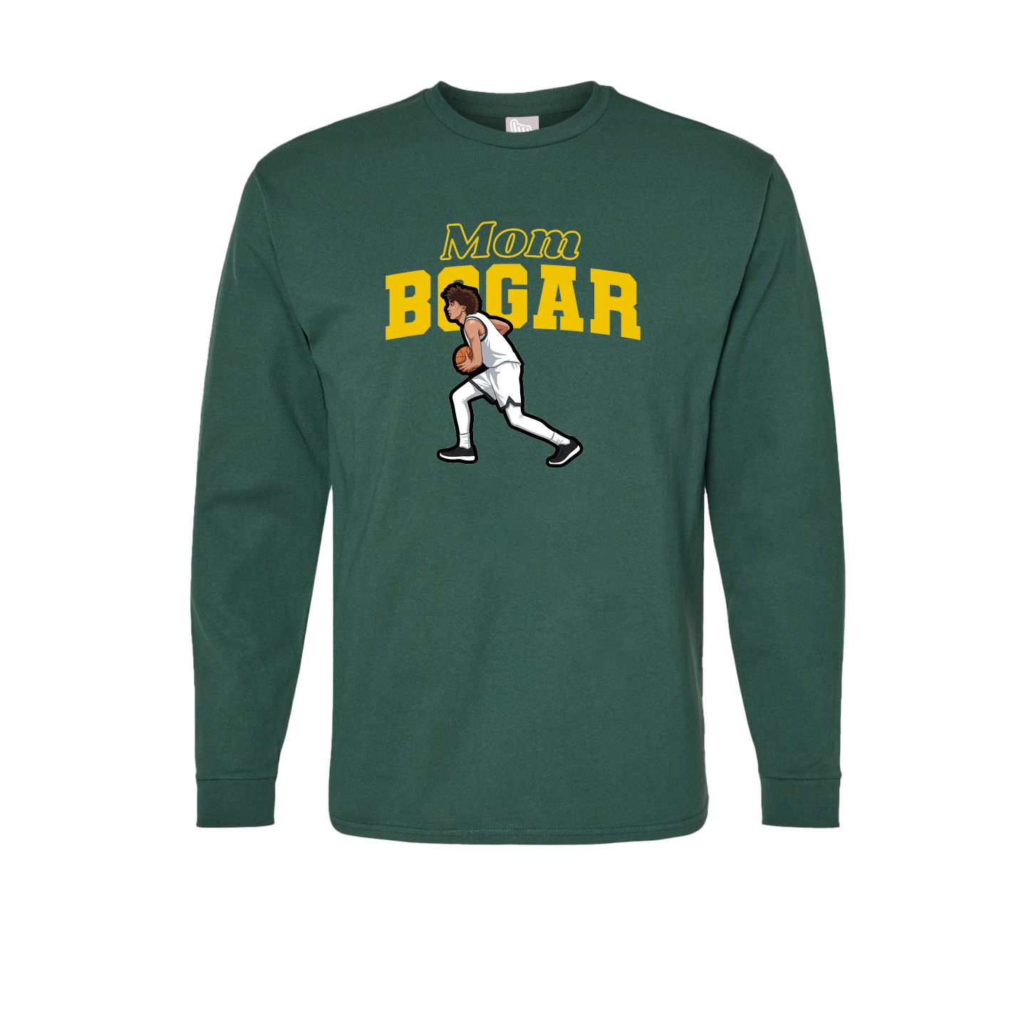 Long Sleeve Tee — Mothers Day Block in Green