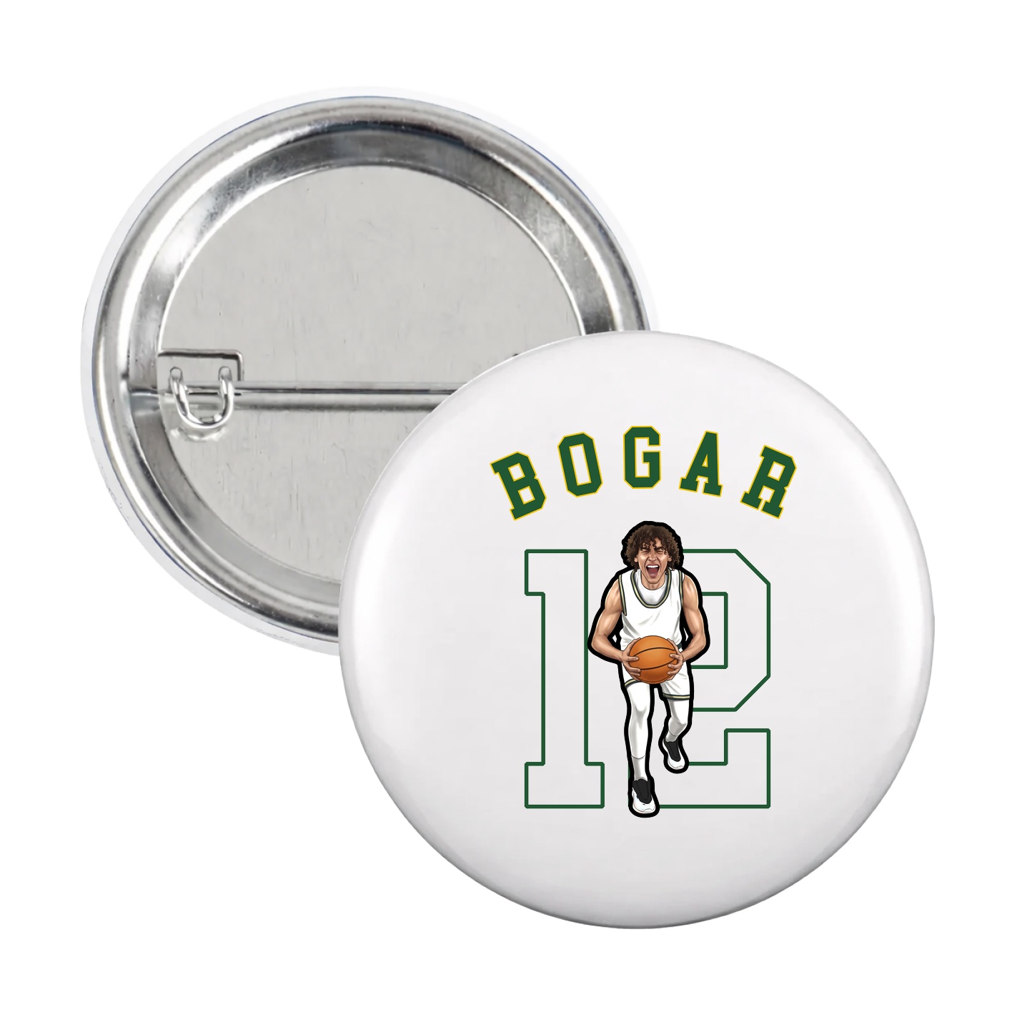 Game Day Button — Shirsey Arch in White