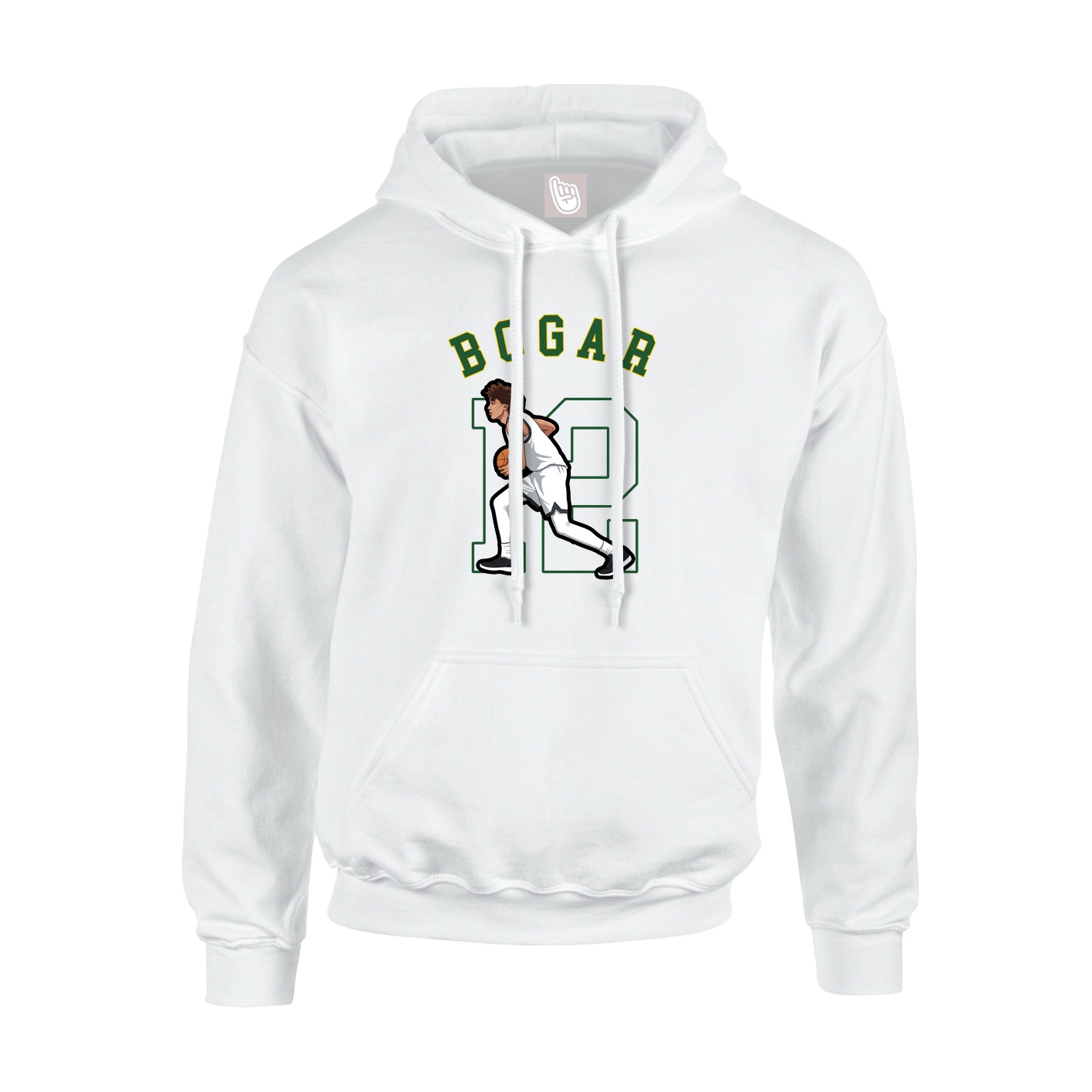 Hoodie — Shirsey Arch in White