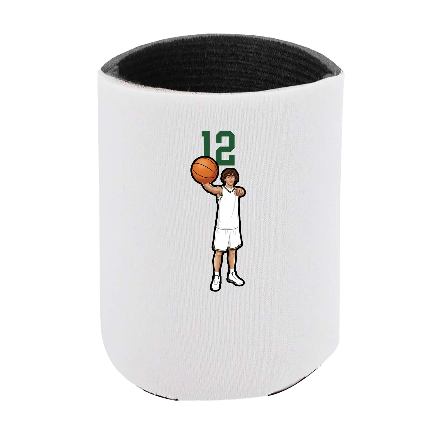 Can Holder — Number Top in White