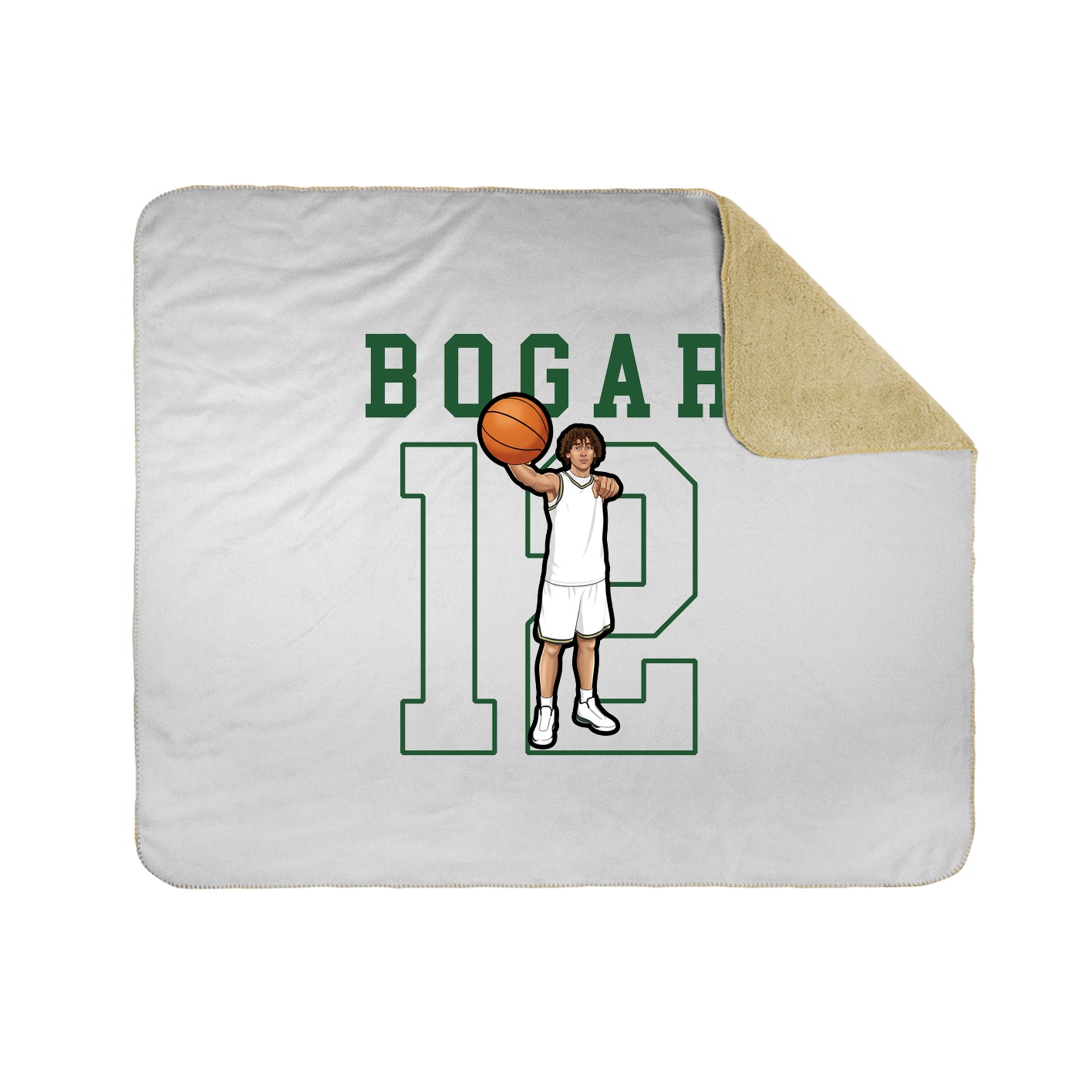 Throw Blanket — Shirsey in White