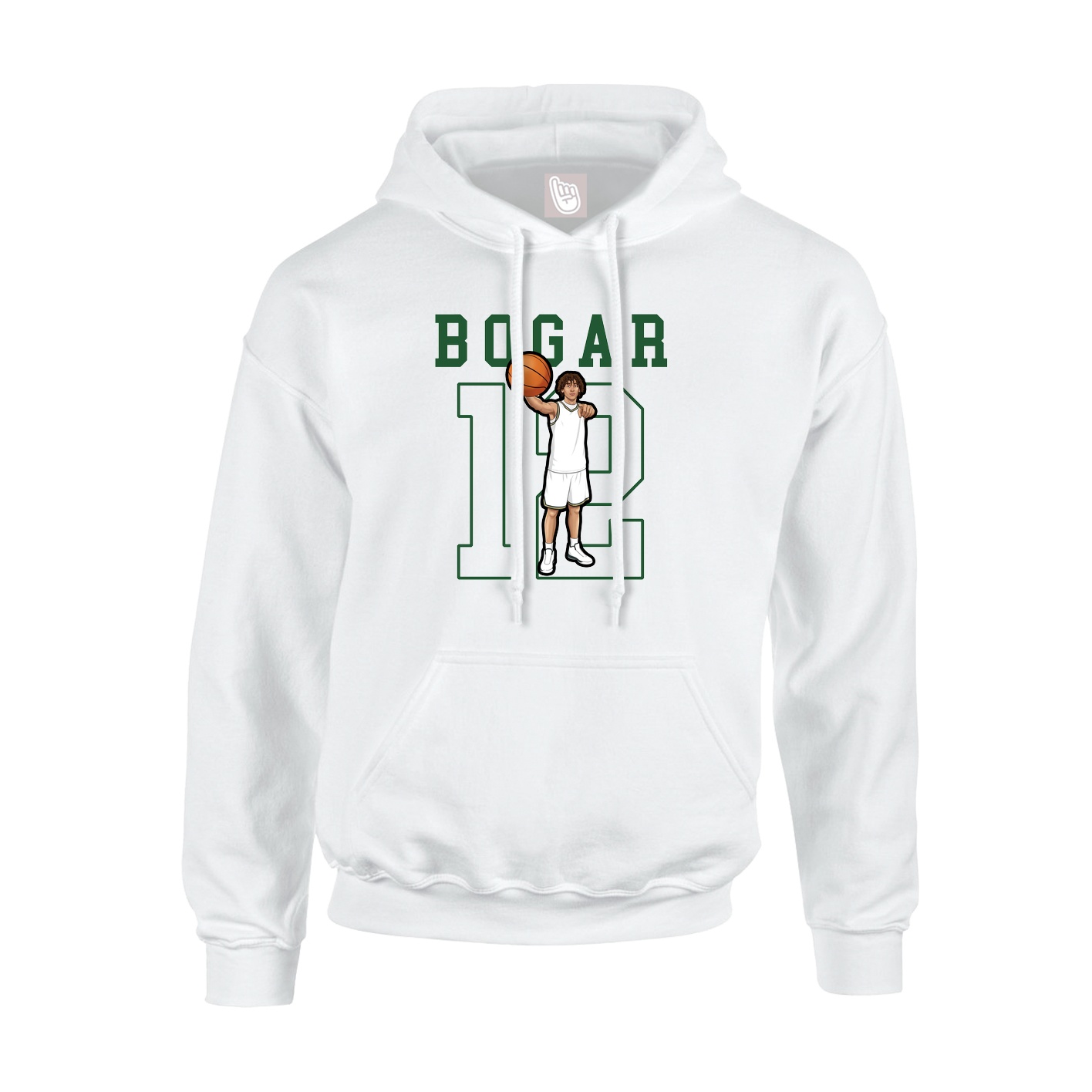 Hoodie — Shirsey in White