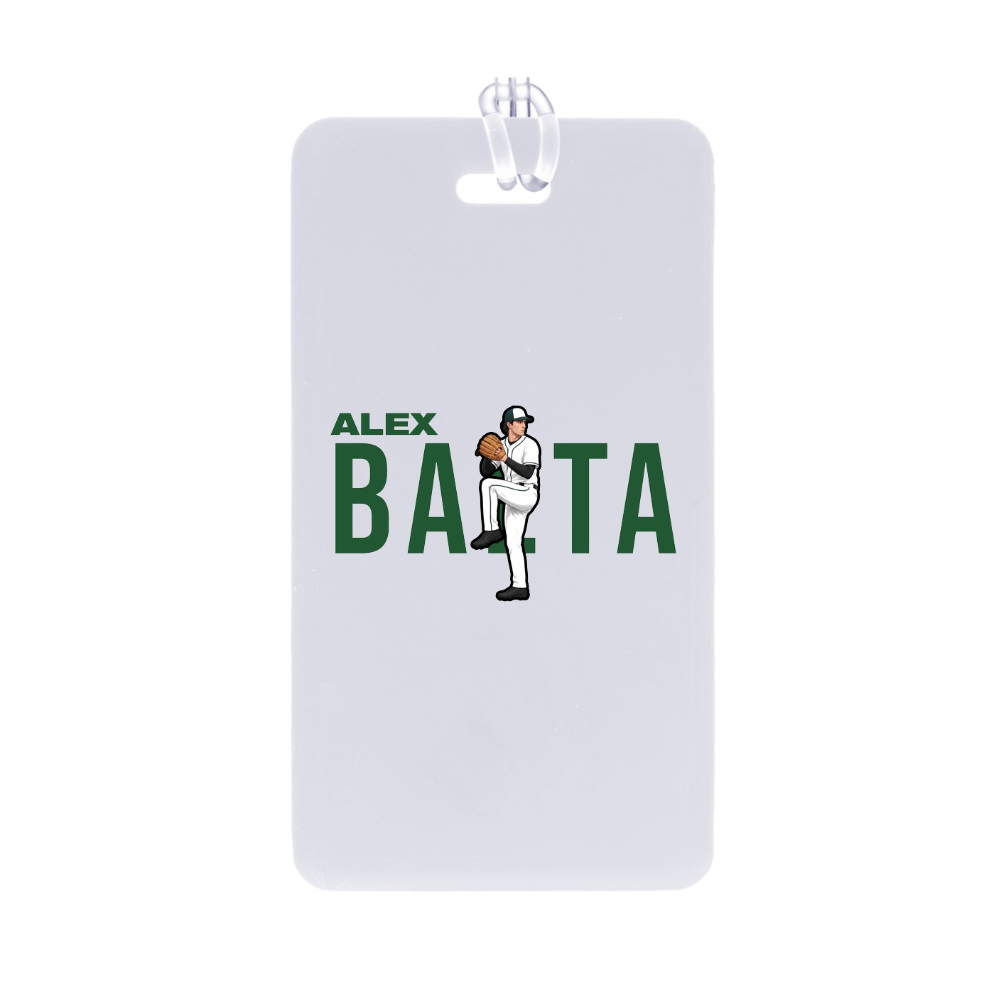 Bag Tag — Player Name in Classic
