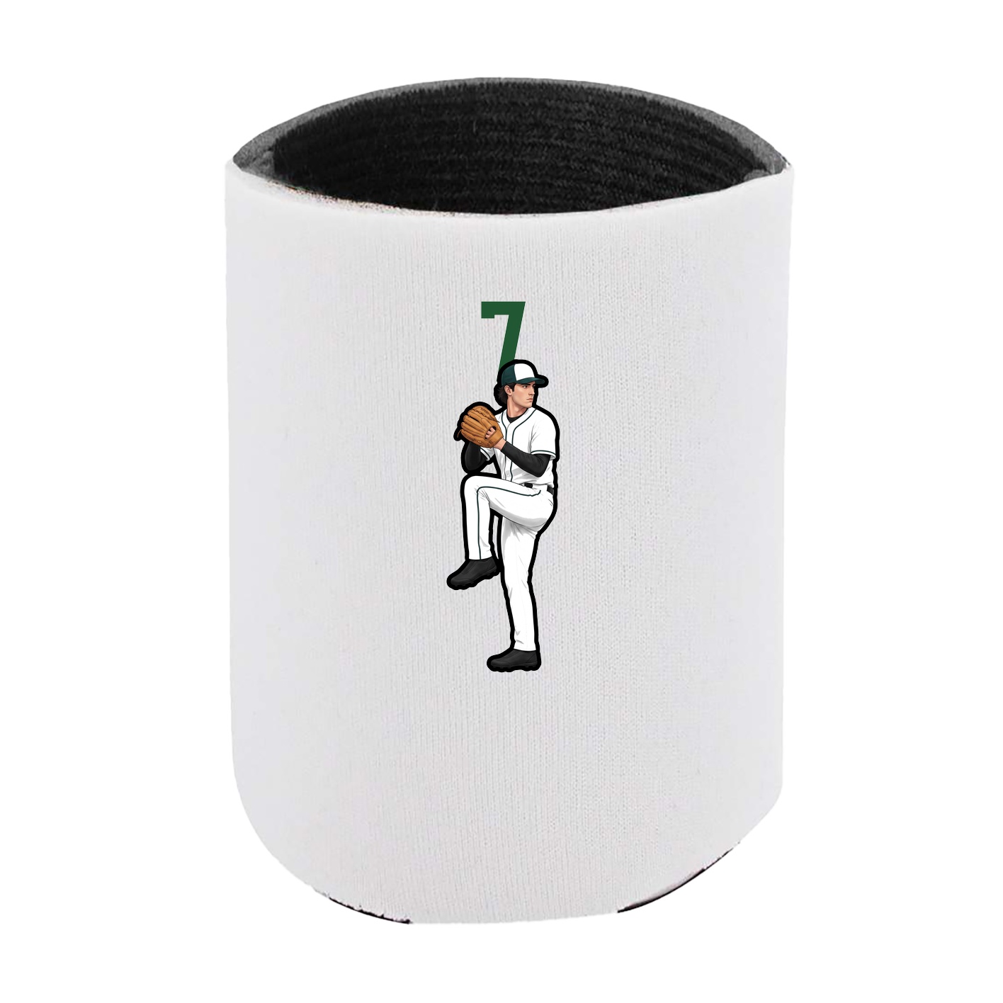 Can Holder — Number Top in White
