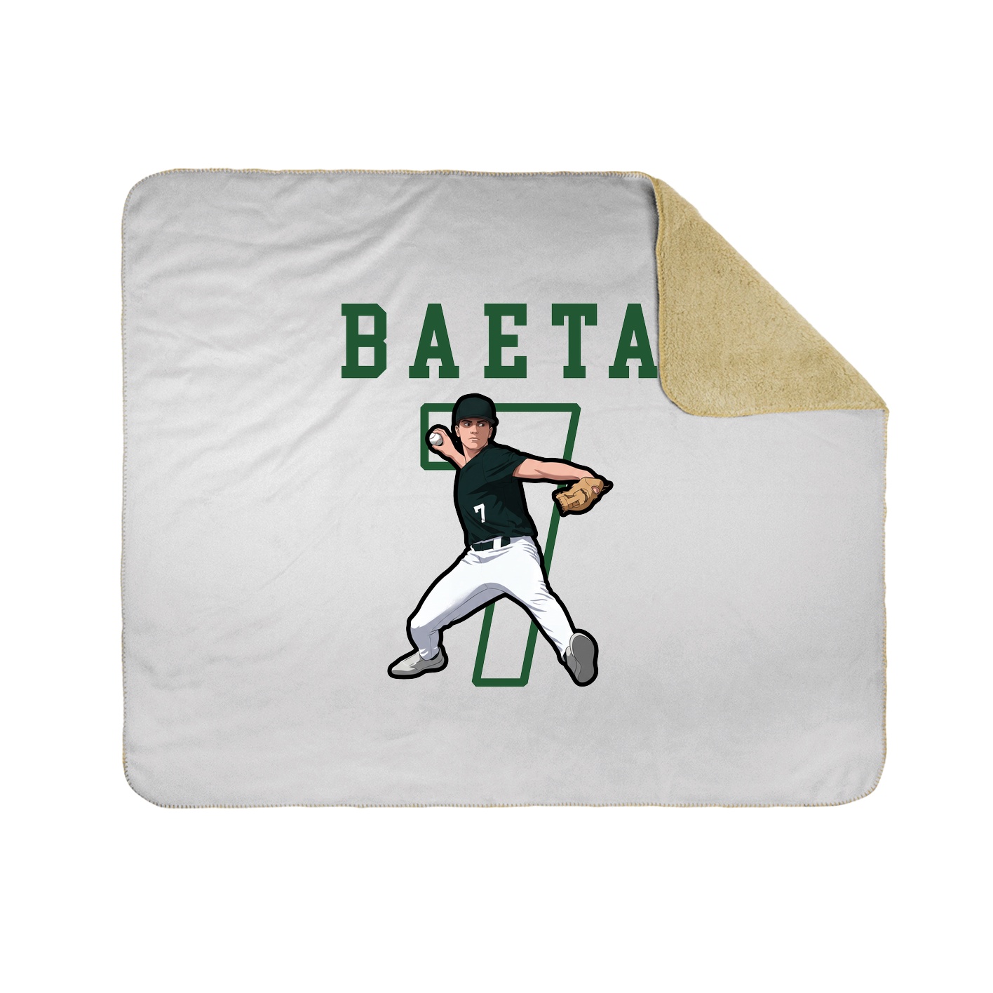 Throw Blanket — Shirsey in White