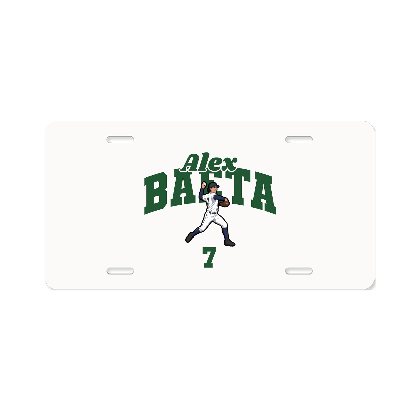 License Plate — Signature Arch in Classic