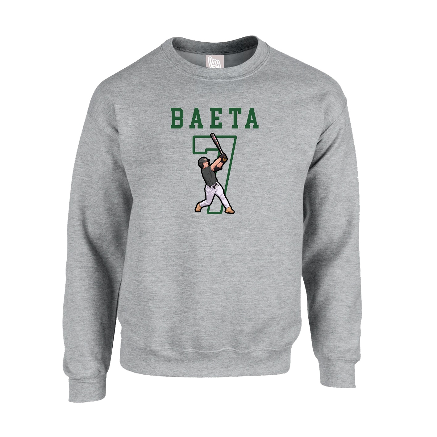 Fleece Crew — Shirsey in Grey