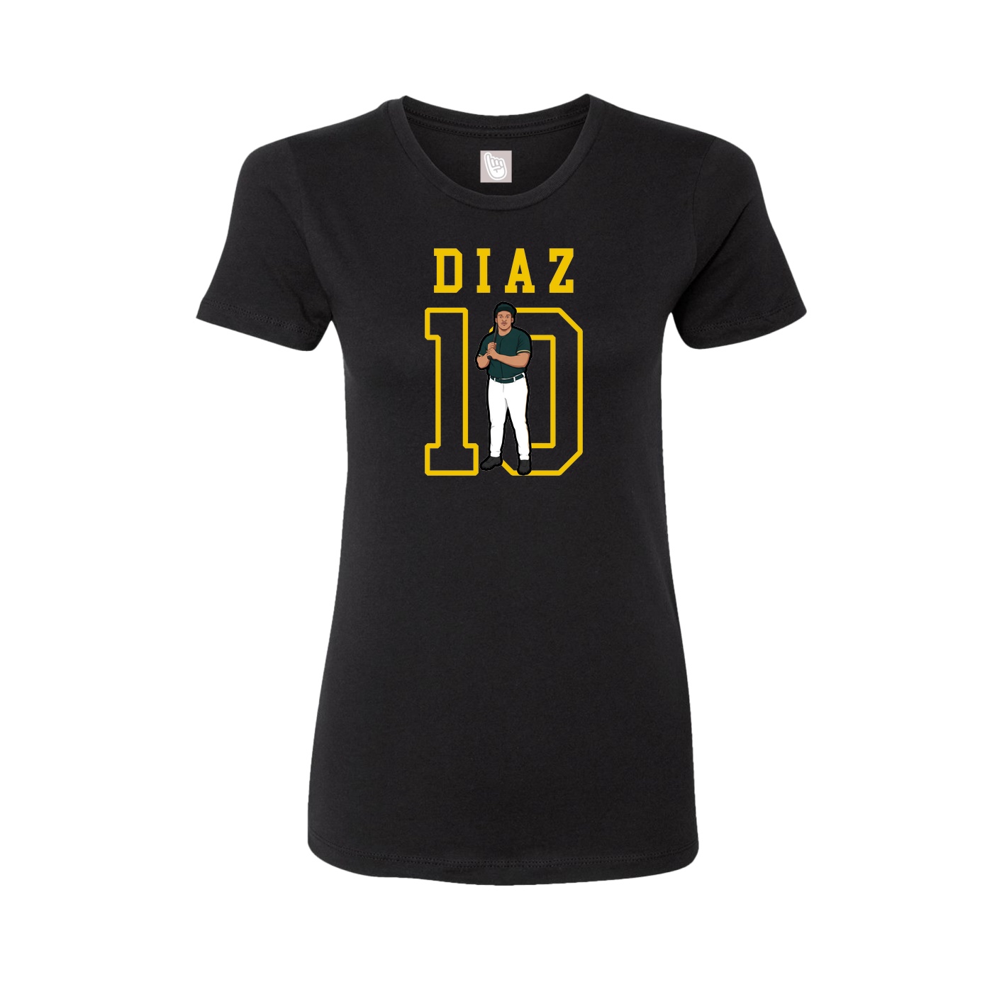 Fitted Women's Tee — Shirsey in Black