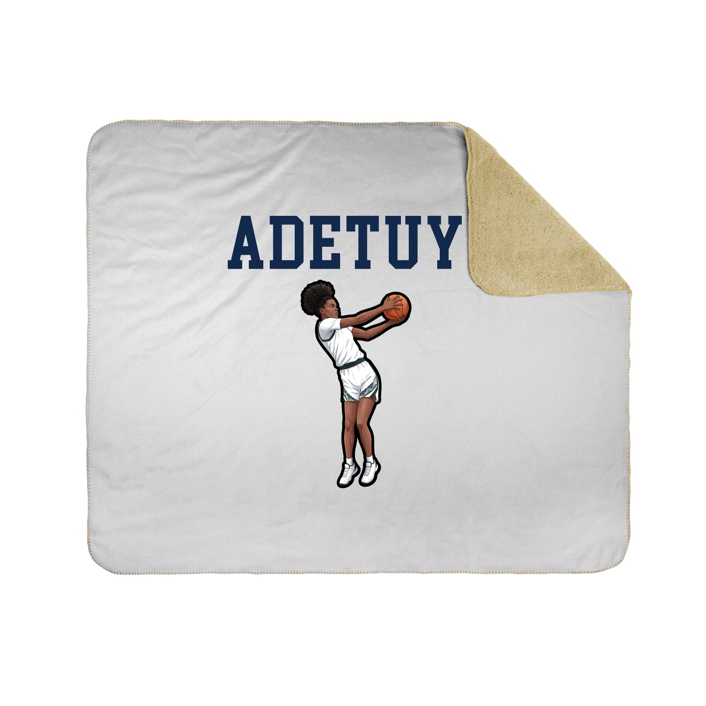 Throw Blanket — Shirsey in White